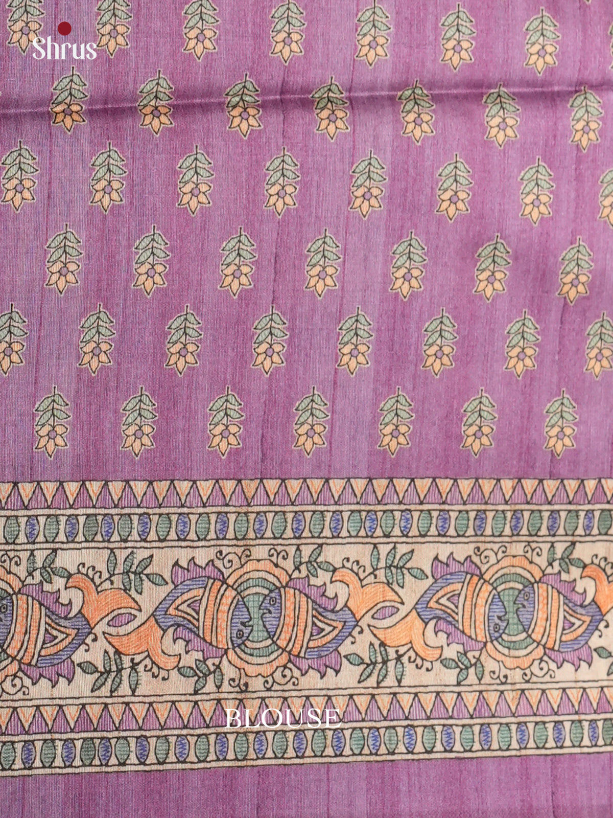 EBS09034 - Printed Madhubani - Saree - Shop on Shrus.com