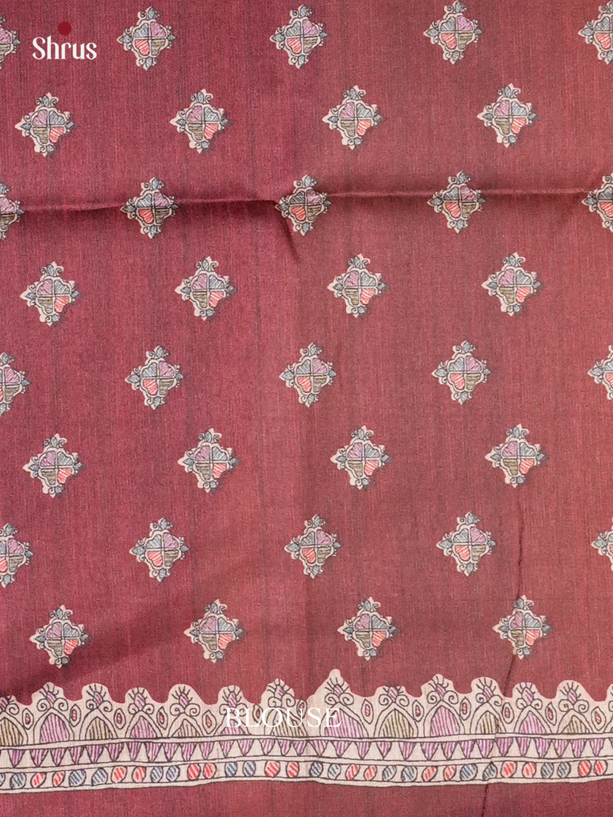 EBS09135 - Printed Madhubani - Saree - Shop on Shrus.com