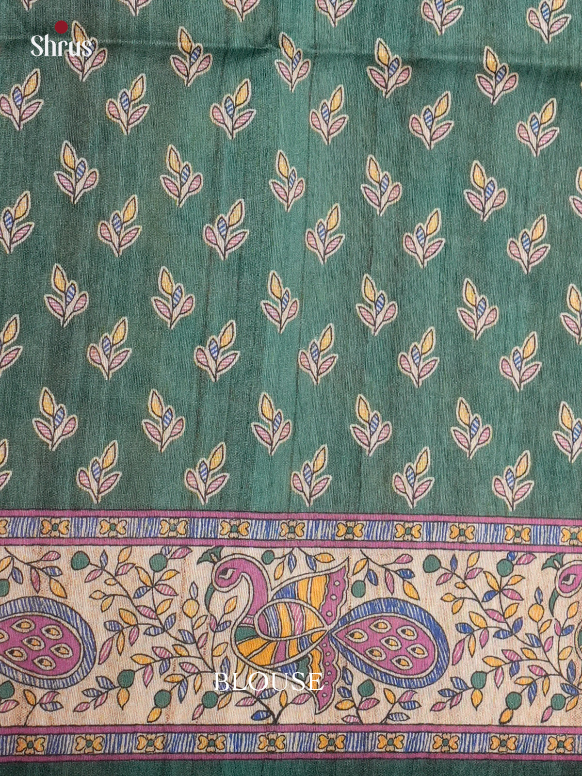 EBS09157 - Printed Madhubani - Saree - Shop on Shrus.com