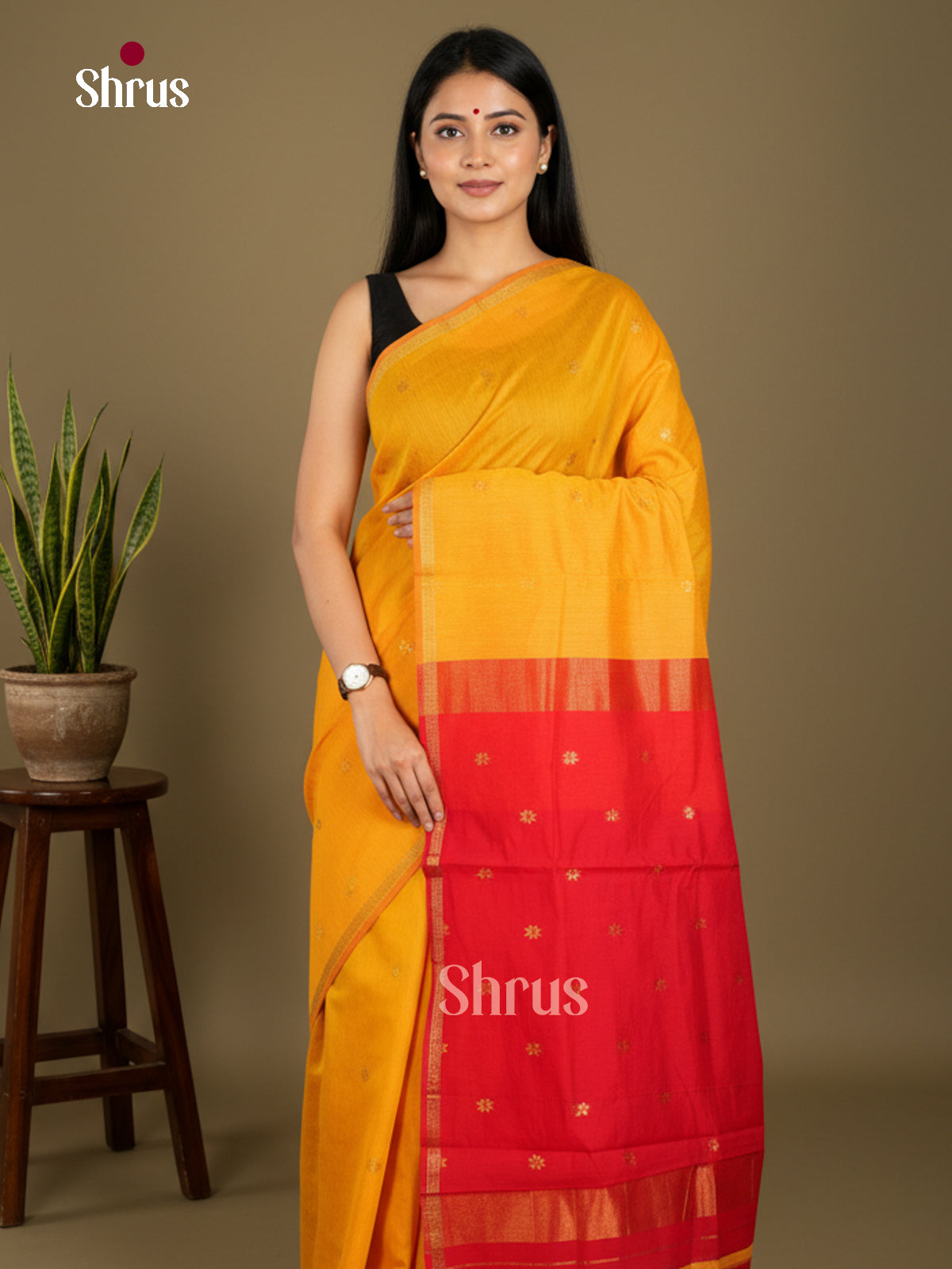 Semi Maheshwari Saree - EBS10420 - Shop on Shrus.com