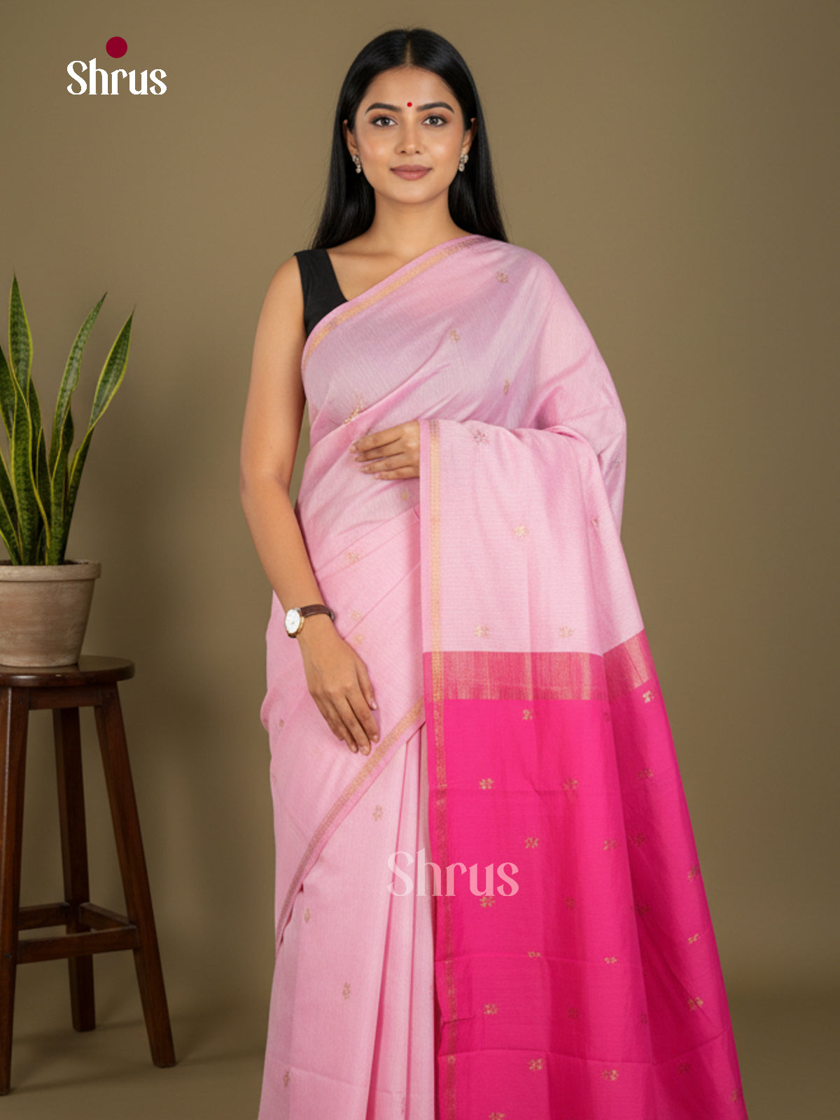 Semi Maheshwari Saree - EBS10422 - Shop on Shrus.com