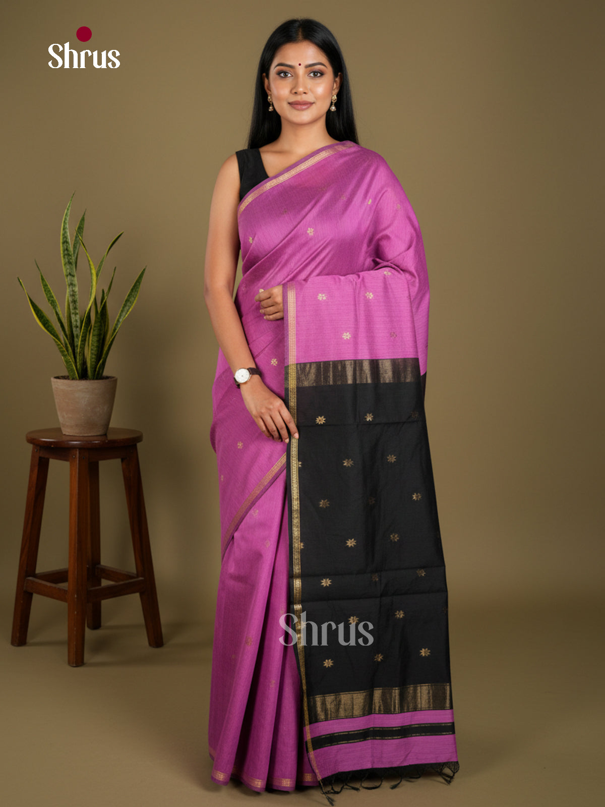 Semi Maheshwari Saree - EBS10424 - Shop on Shrus.com