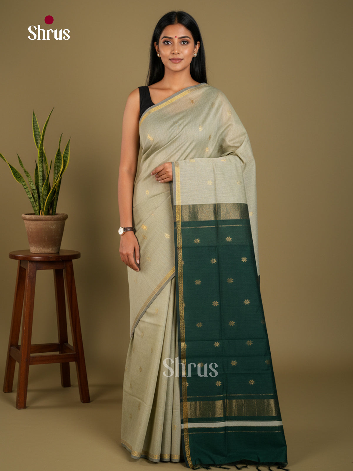 Semi Maheshwari Saree - EBS10430 - Shop on Shrus.com