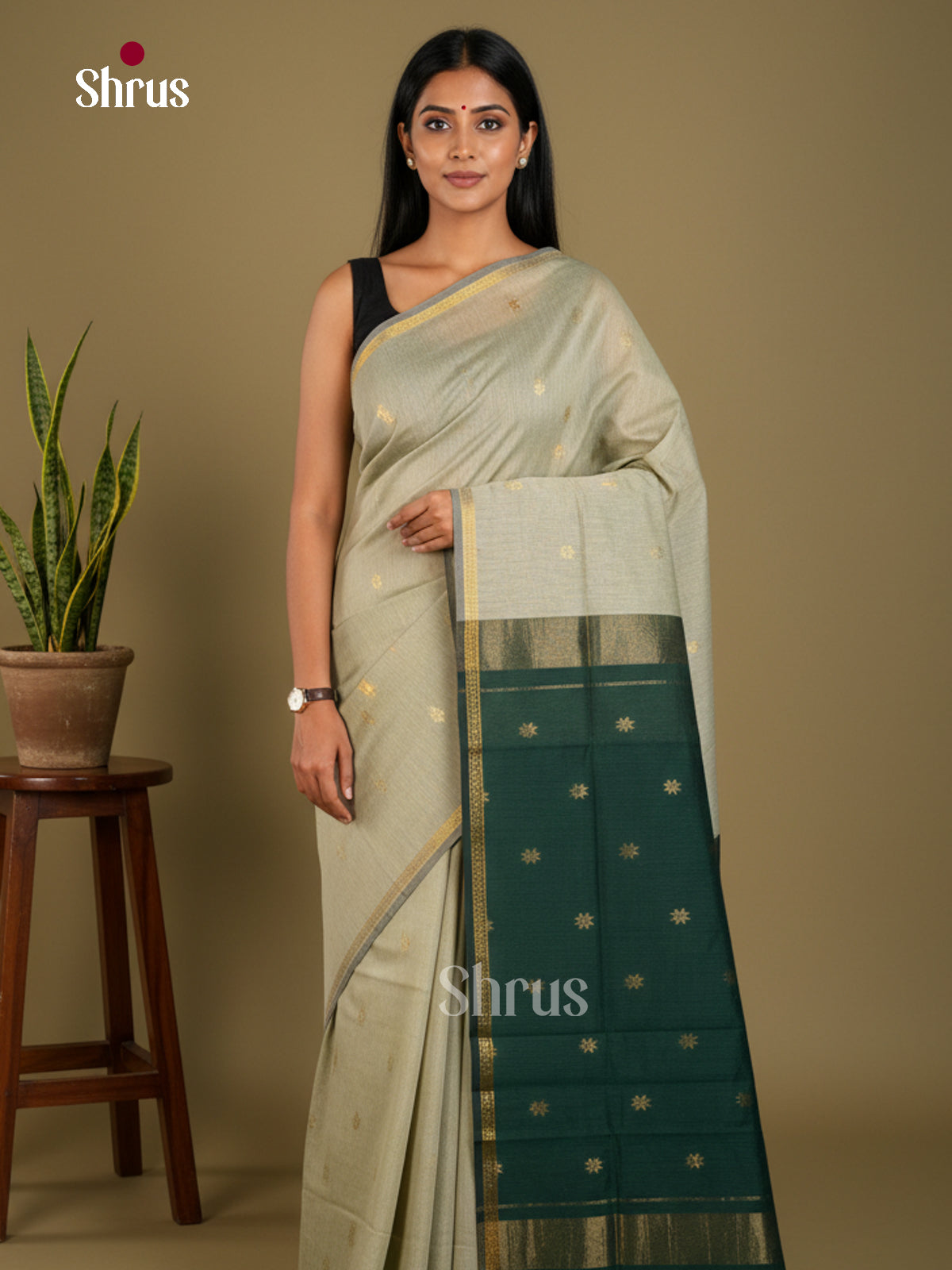 Semi Maheshwari Saree - EBS10430 - Shop on Shrus.com