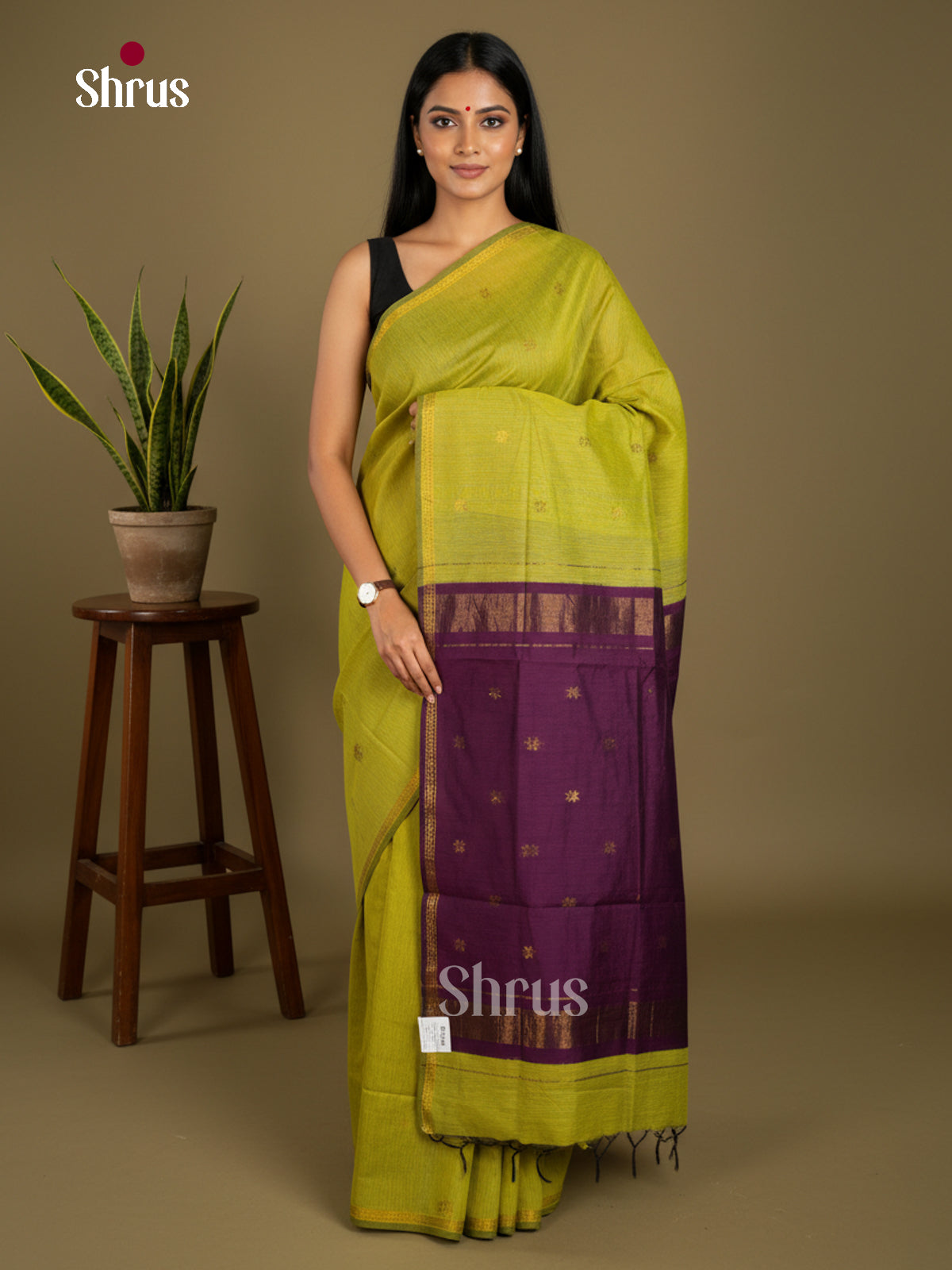 Semi Maheshwari Saree - EBS10432 - Shop on Shrus.com
