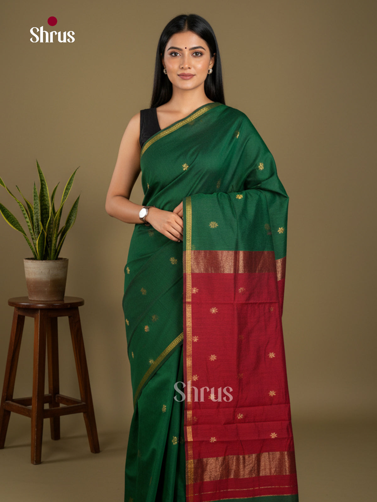 Semi Maheshwari Saree - EBS10434 - Shop on Shrus.com