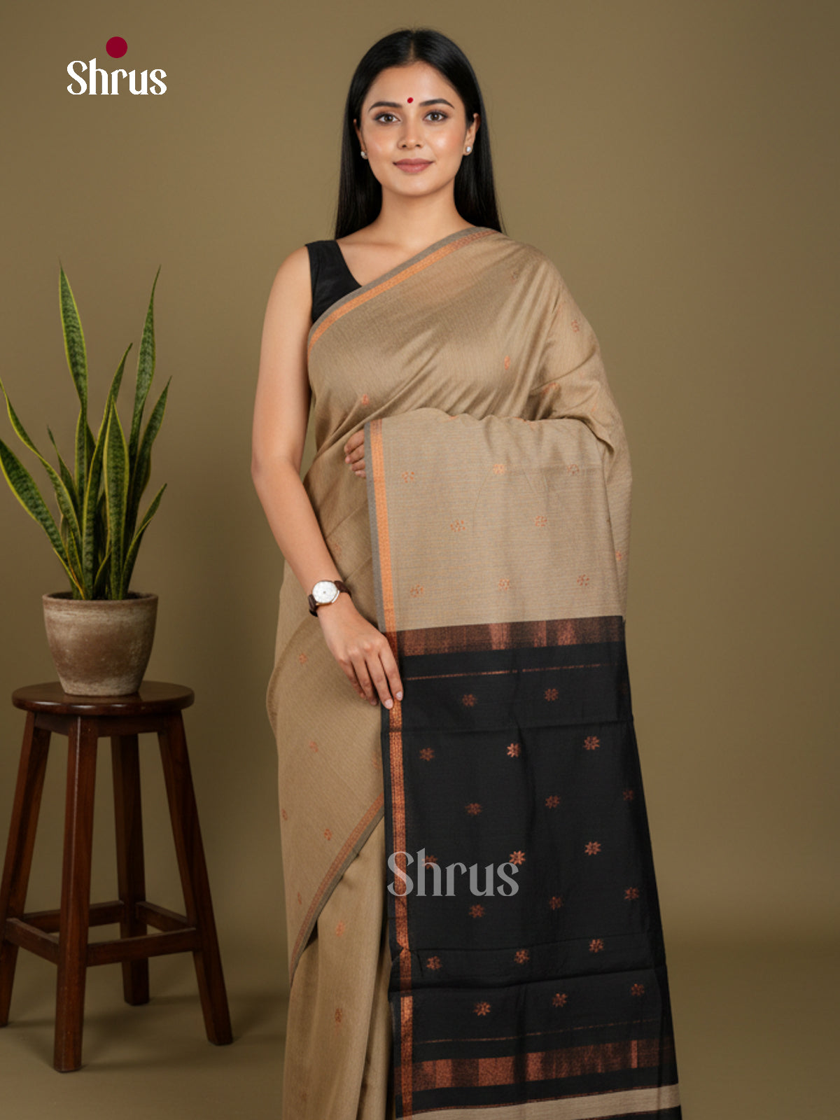 Semi Maheshwari Saree - EBS10435 - Shop on Shrus.com