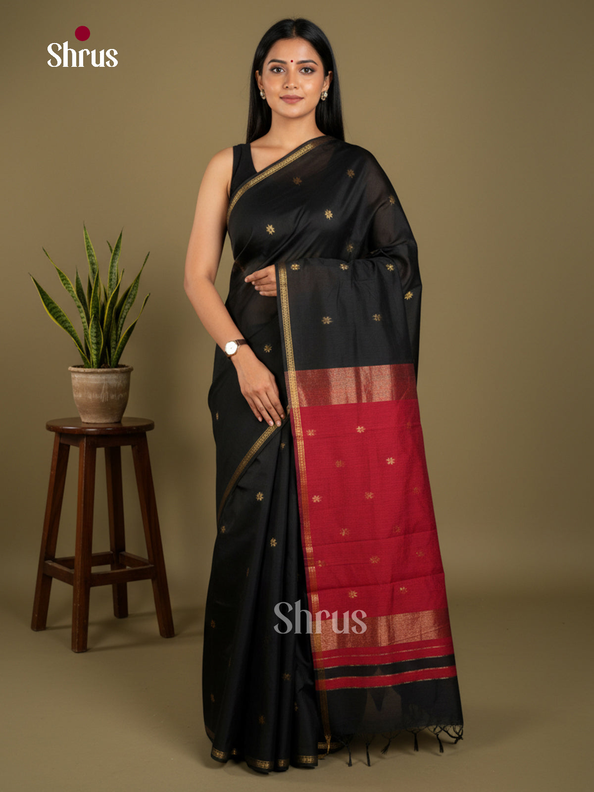 Semi Maheshwari Saree - EBS10436 - Shop on Shrus.com