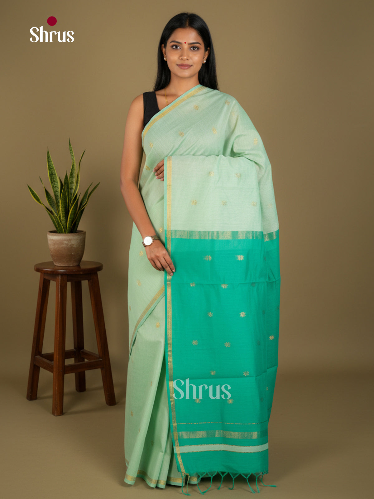 Semi Maheshwari Saree - EBS10437 - Shop on Shrus.com