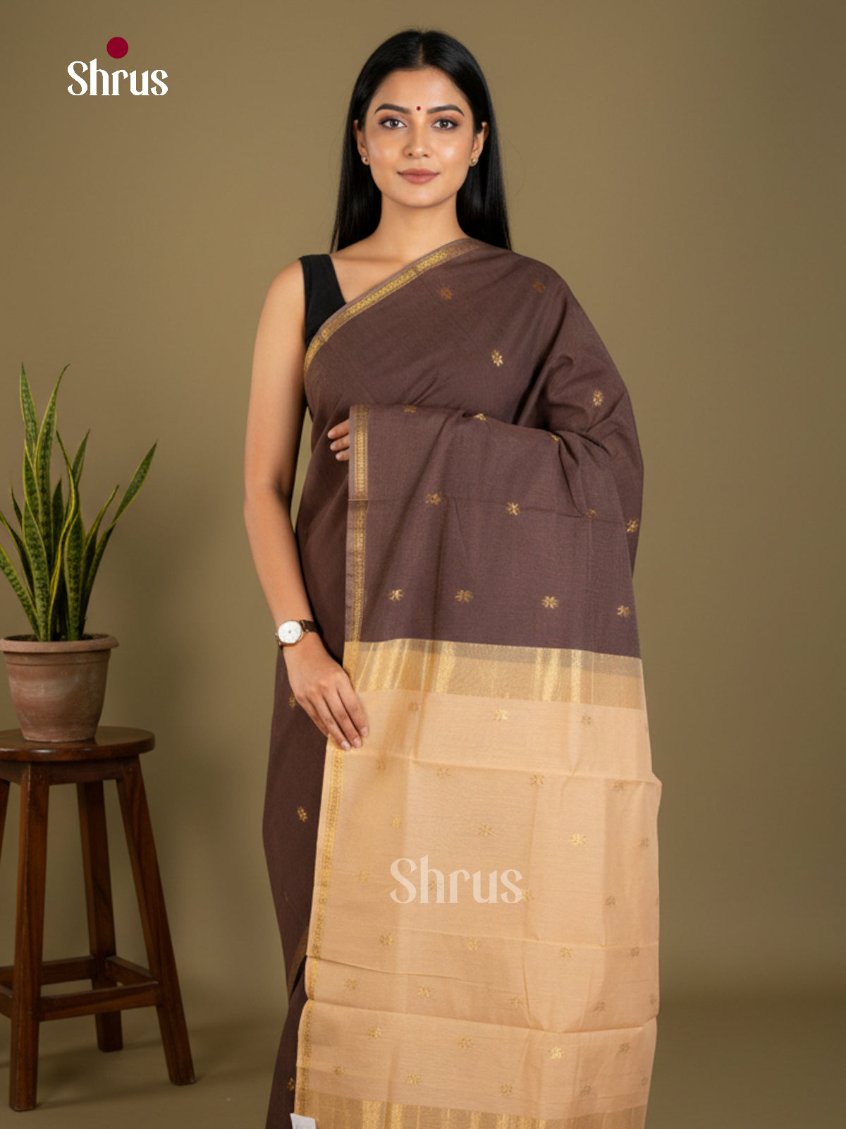 Semi Maheshwari Saree - EBS10439 - Shop on Shrus.com
