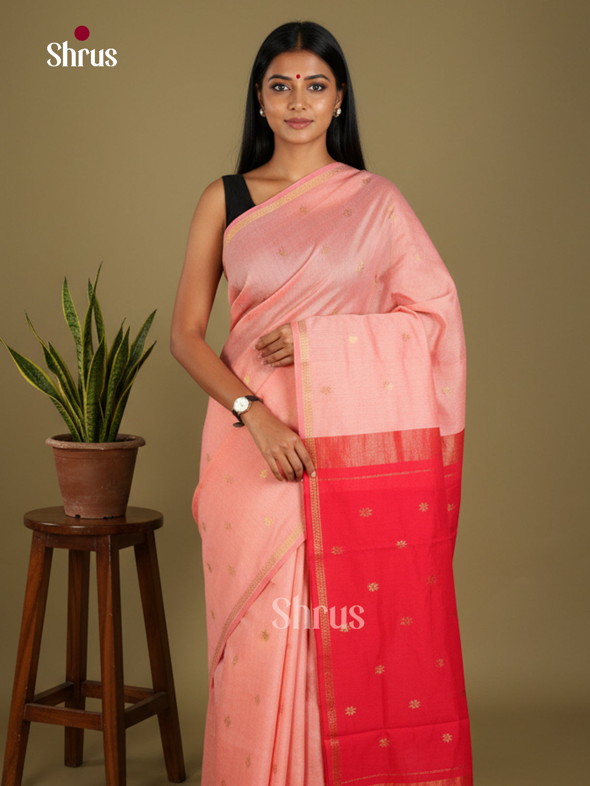 Semi Maheshwari Saree - EBS10440 - Shop on Shrus.com