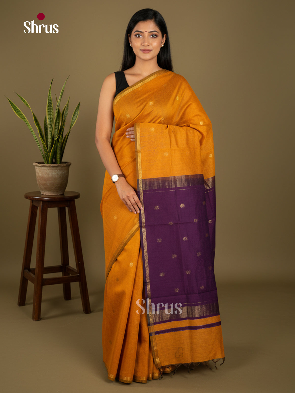 Semi Maheshwari Saree - EBS10443 - Shop on Shrus.com
