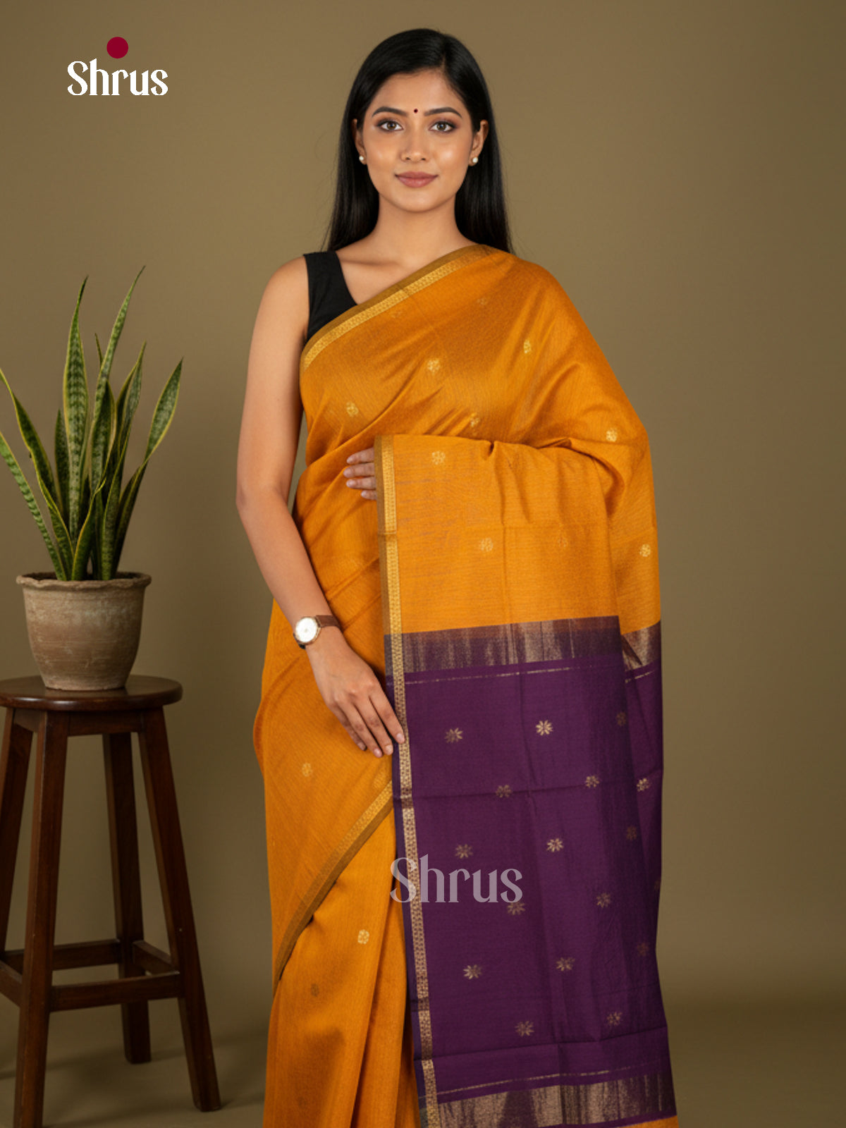 Semi Maheshwari Saree - EBS10443 - Shop on Shrus.com