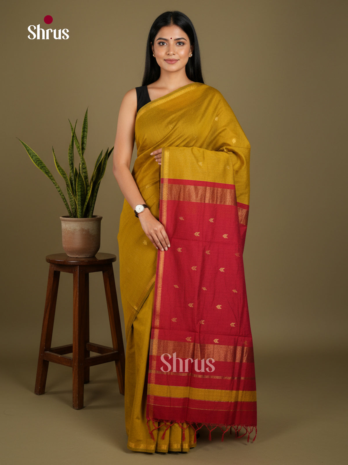 Semi Maheshwari Saree - EBS10446 - Shop on Shrus.com