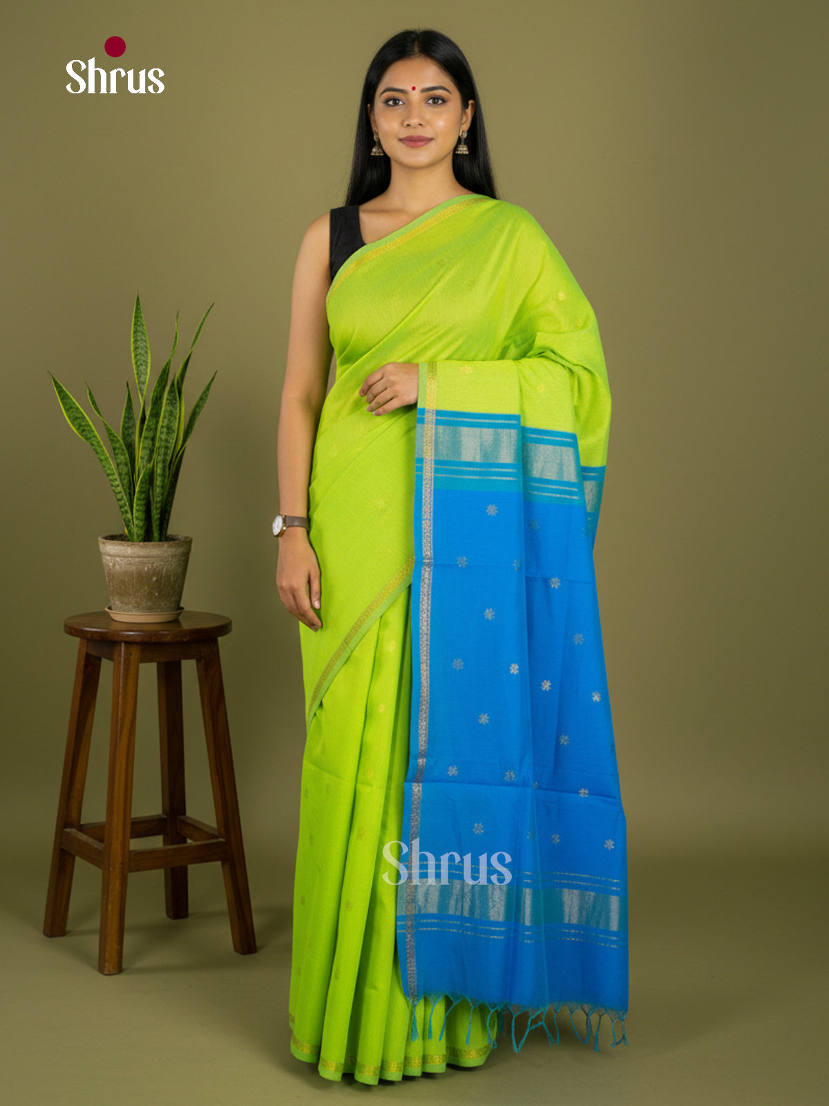 Semi Maheshwari Saree - EBS10447 - Shop on Shrus.com