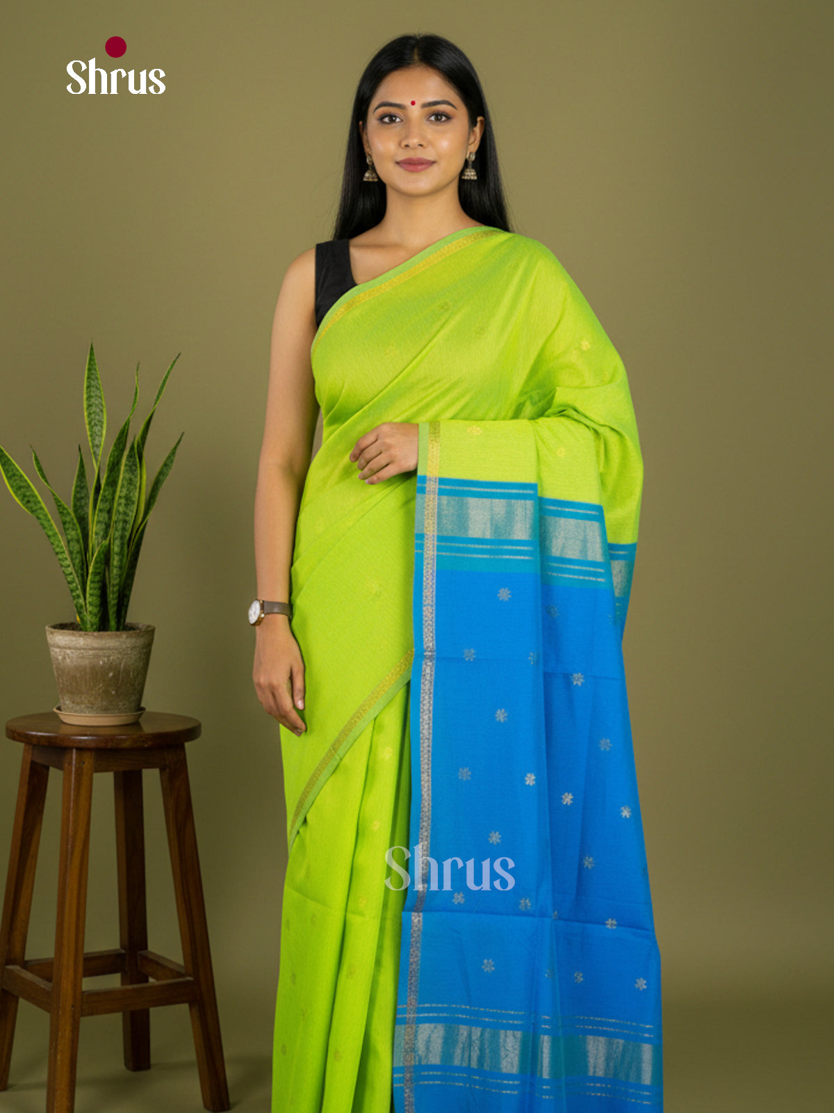Semi Maheshwari Saree - EBS10447 - Shop on Shrus.com