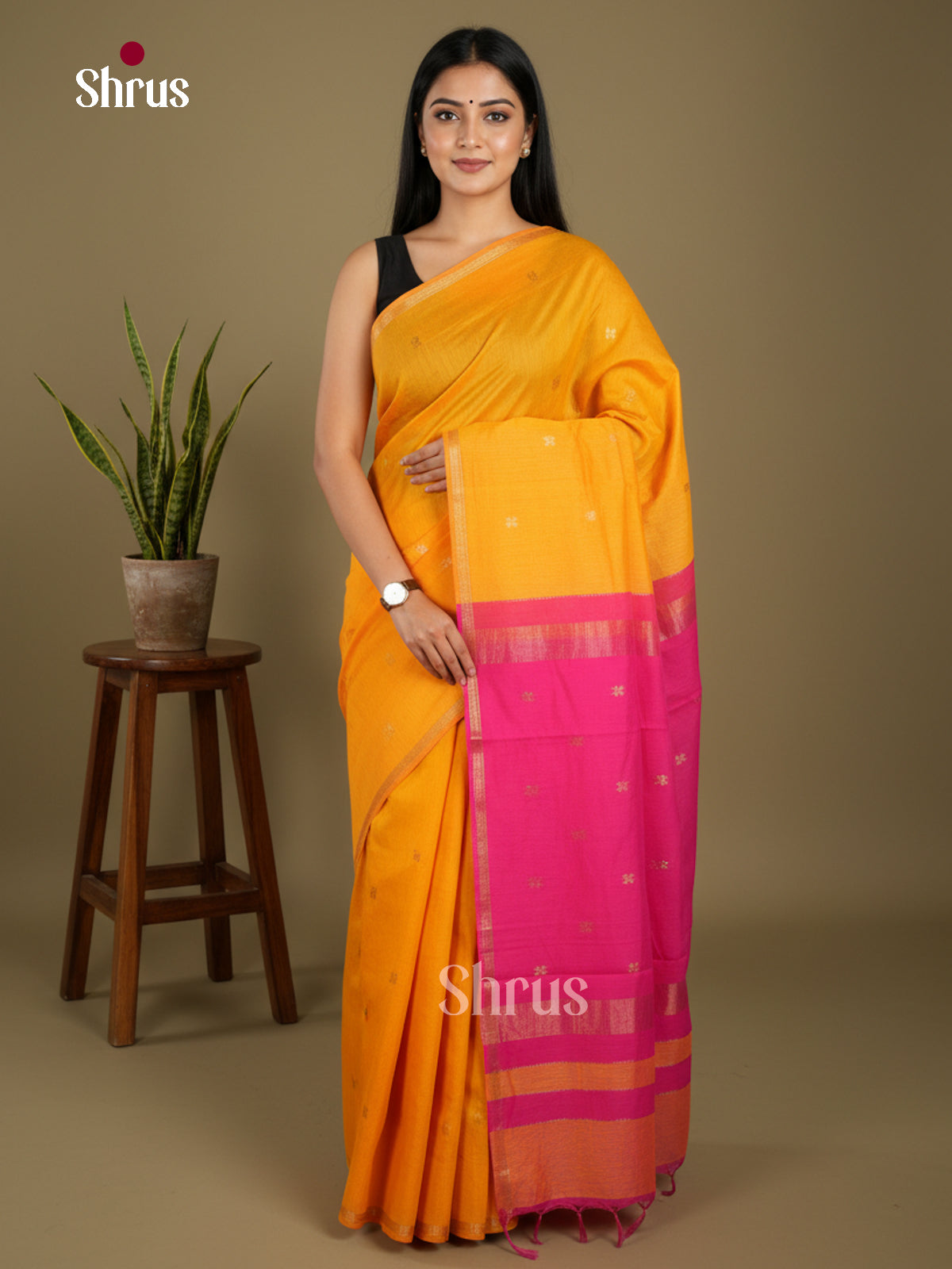 Semi Maheshwari Saree - EBS10450 - Shop on Shrus.com