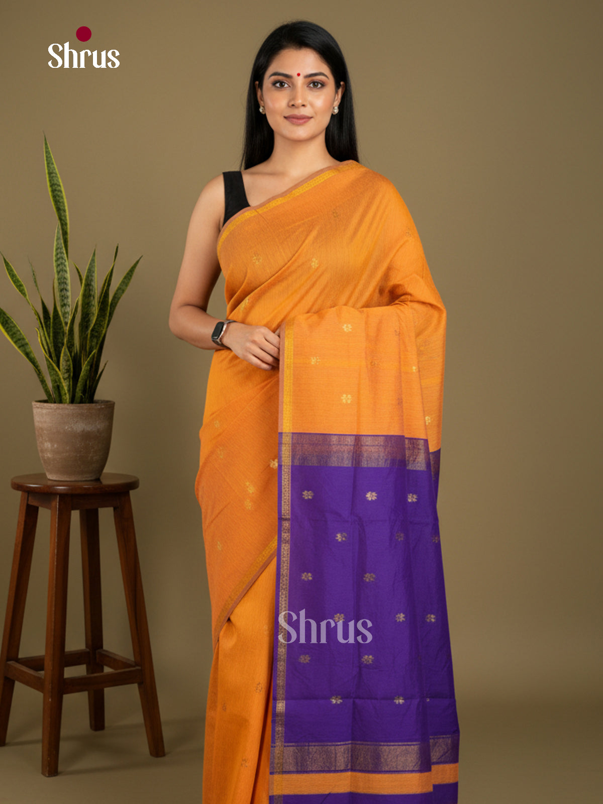 Semi Maheshwari Saree - EBS10451 - Shop on Shrus.com