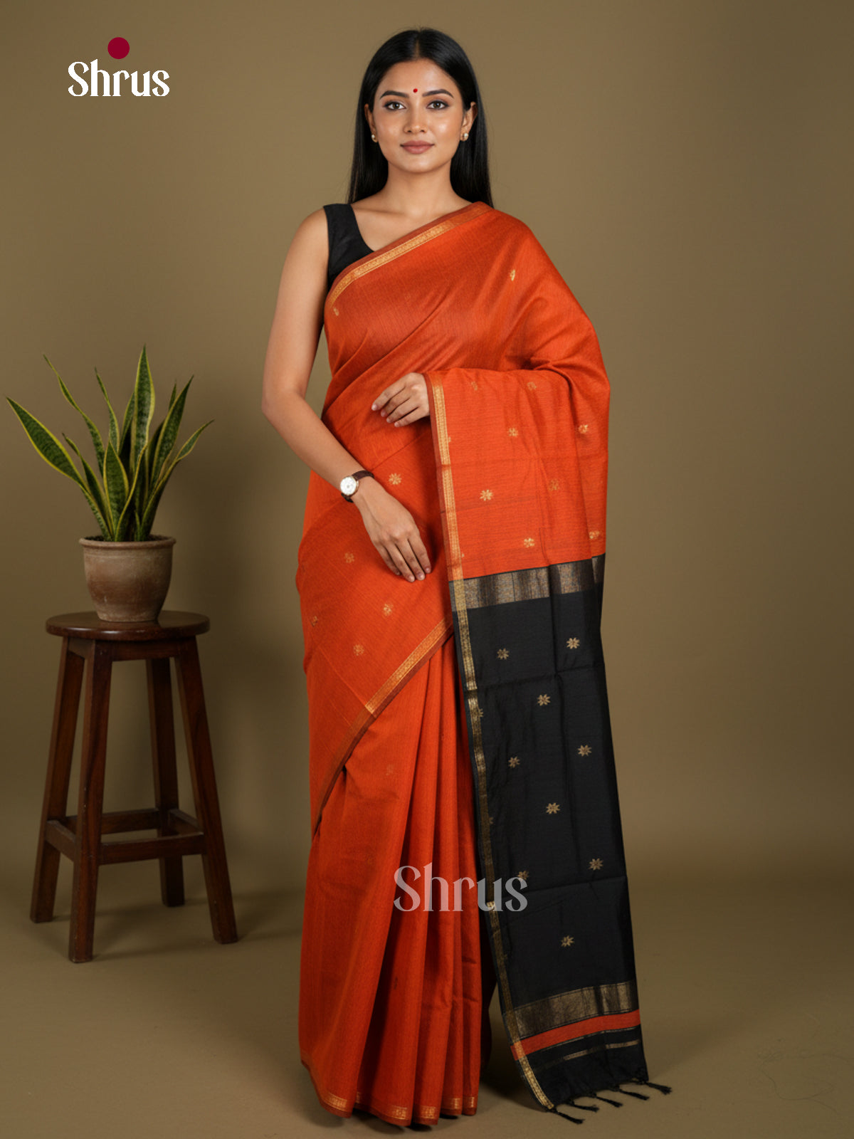 Semi Maheshwari Saree - EBS10452 - Shop on Shrus.com