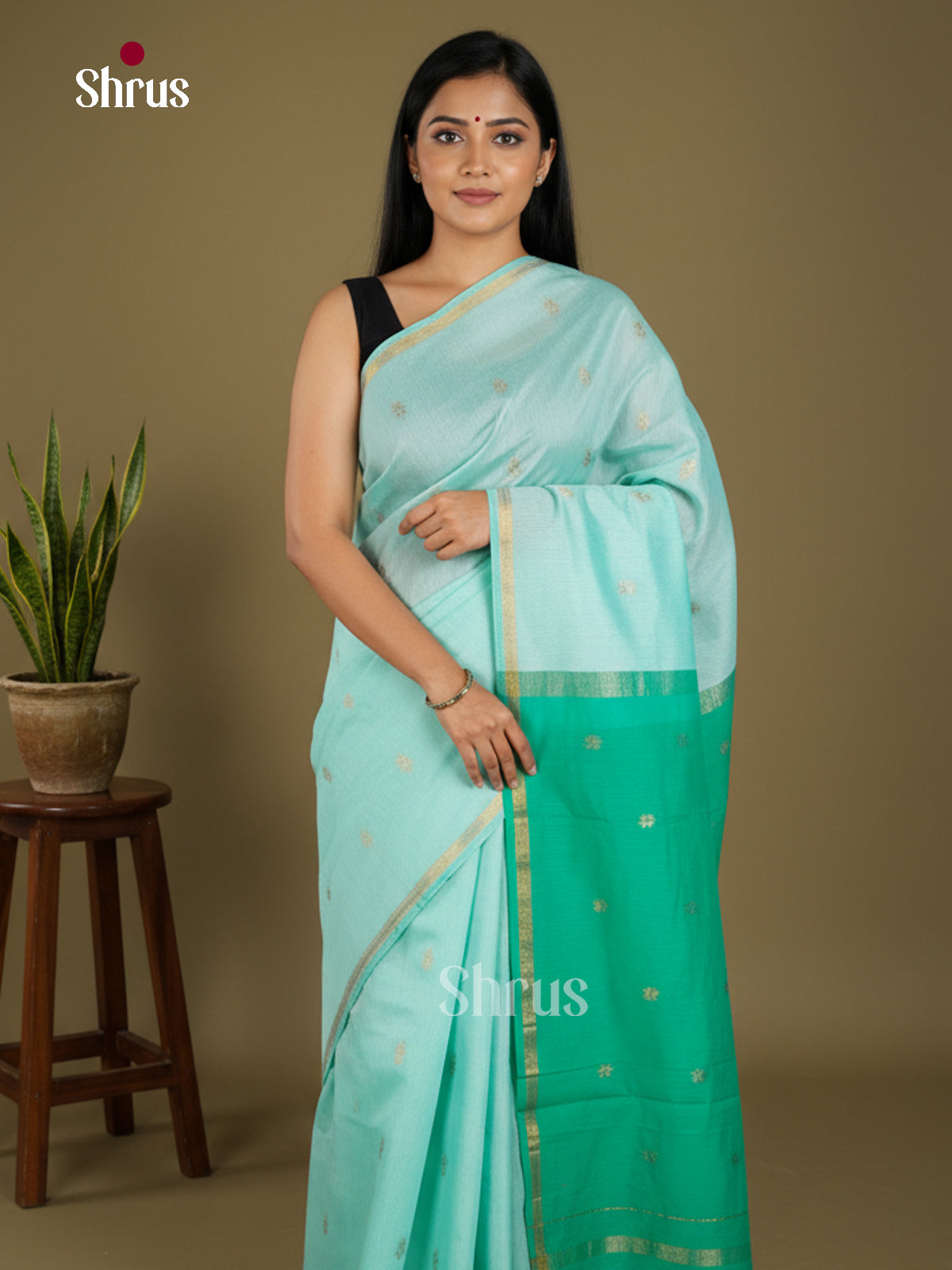 Semi Maheshwari Saree - EBS10453 - Shop on Shrus.com