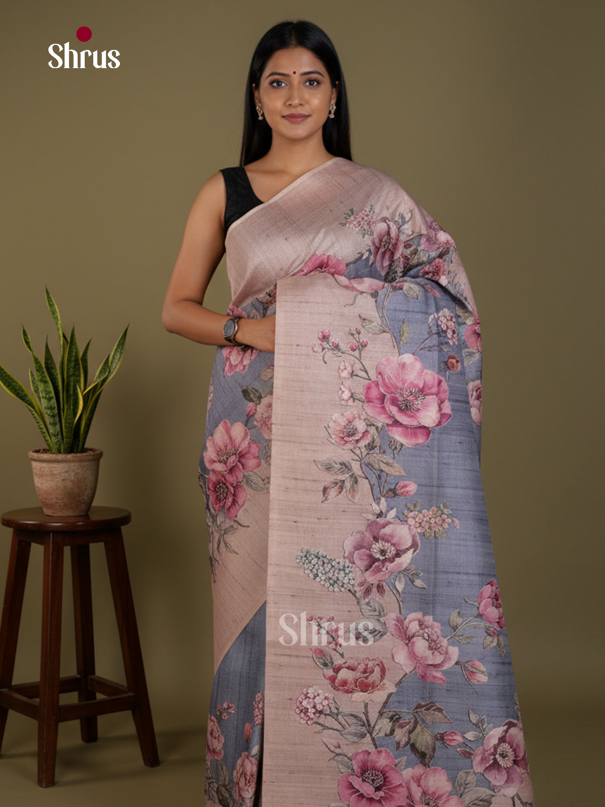 Semi matka Saree - EBS11123 - Shop on Shrus.com