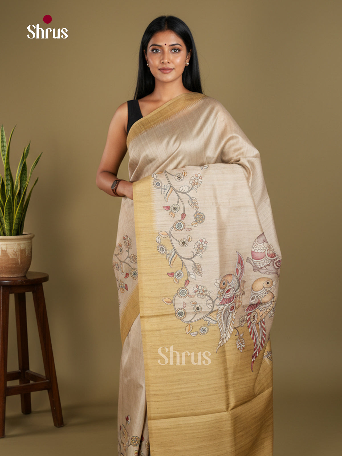 Semi matka Saree - EBS11133 - Shop on Shrus.com