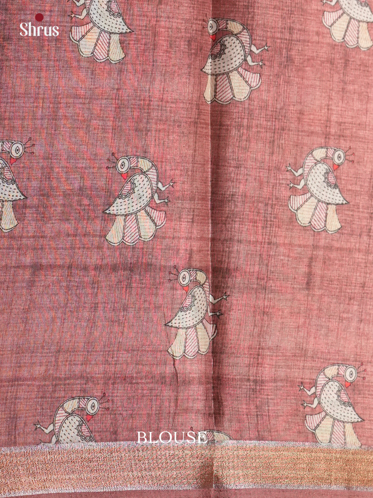 EBS11141 - Printed Madhubani - Saree - Shop on Shrus.com