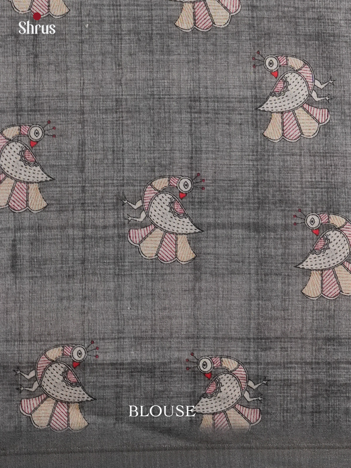 EBS11151 - Printed Madhubani - Saree - Shop on Shrus.com