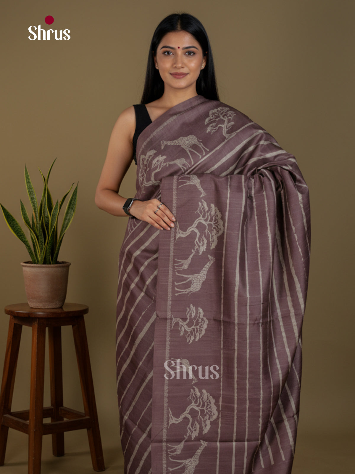 Semi matka Saree - EBS11155 - Shop on Shrus.com