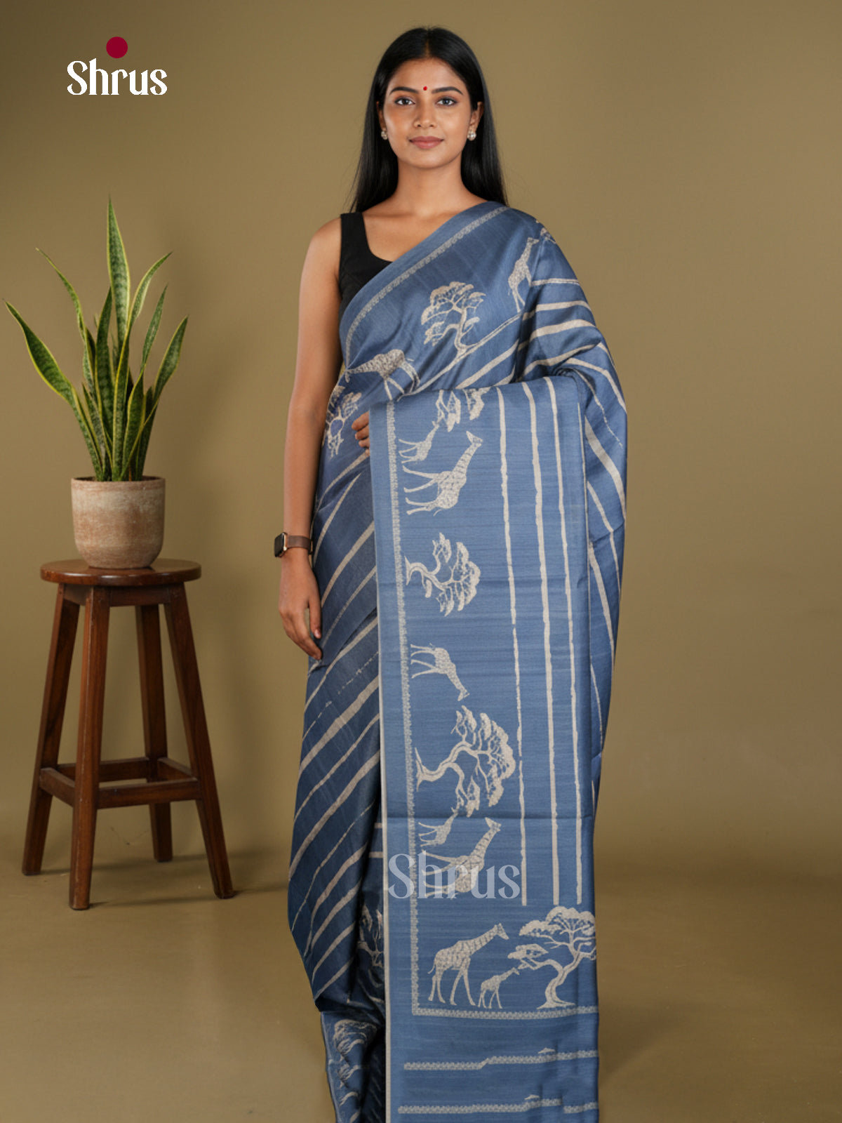 Semi matka Saree - EBS11156 - Shop on Shrus.com