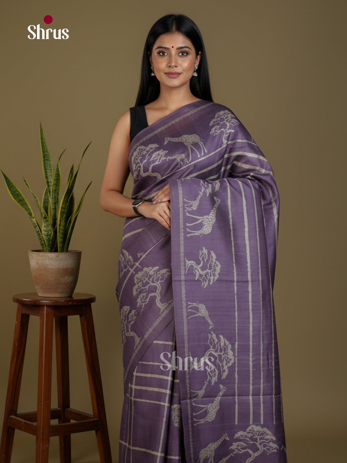 Semi matka Saree - EBS11157 - Shop on Shrus.com
