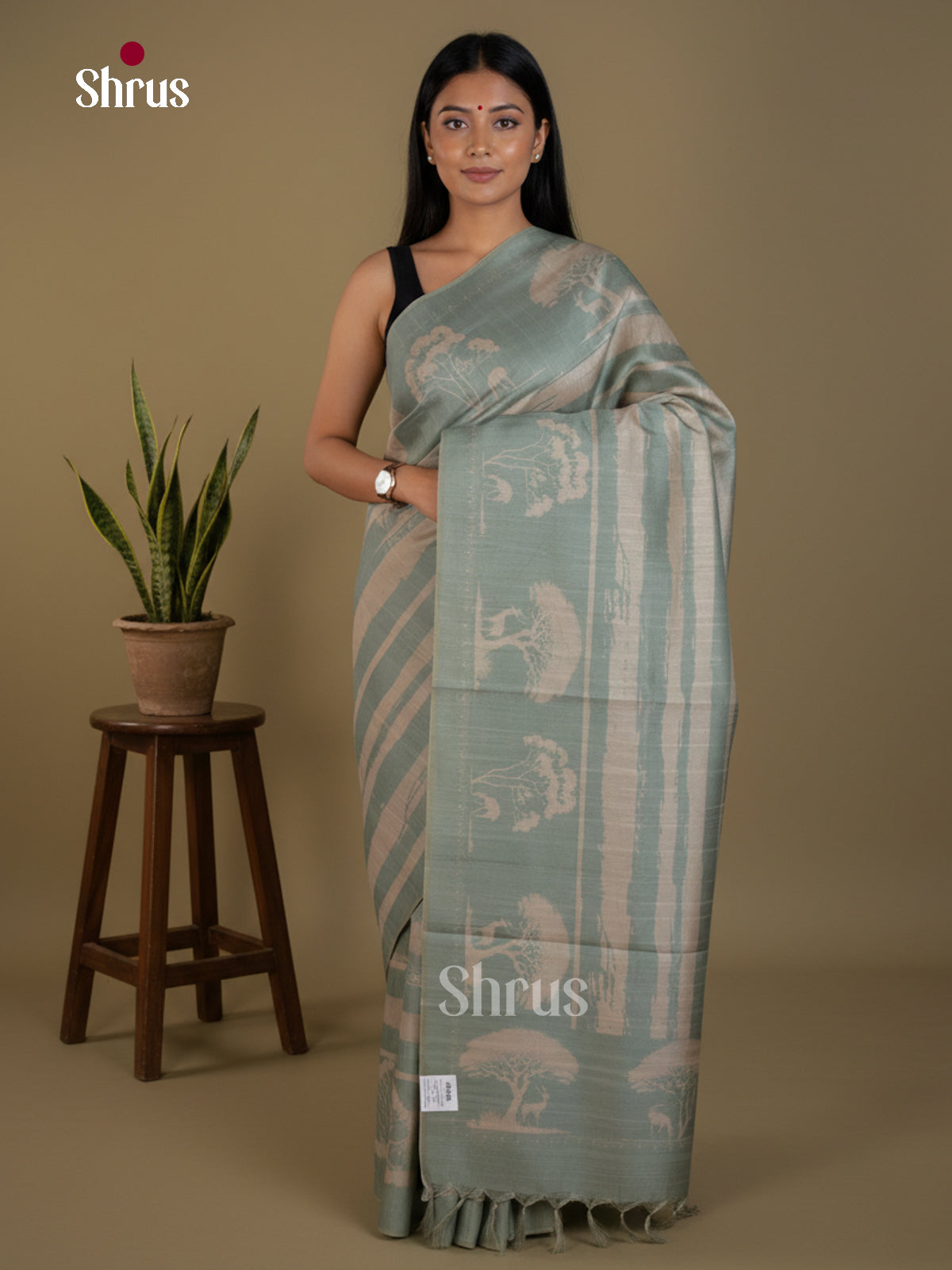 Semi matka Saree - EBS11158 - Shop on Shrus.com