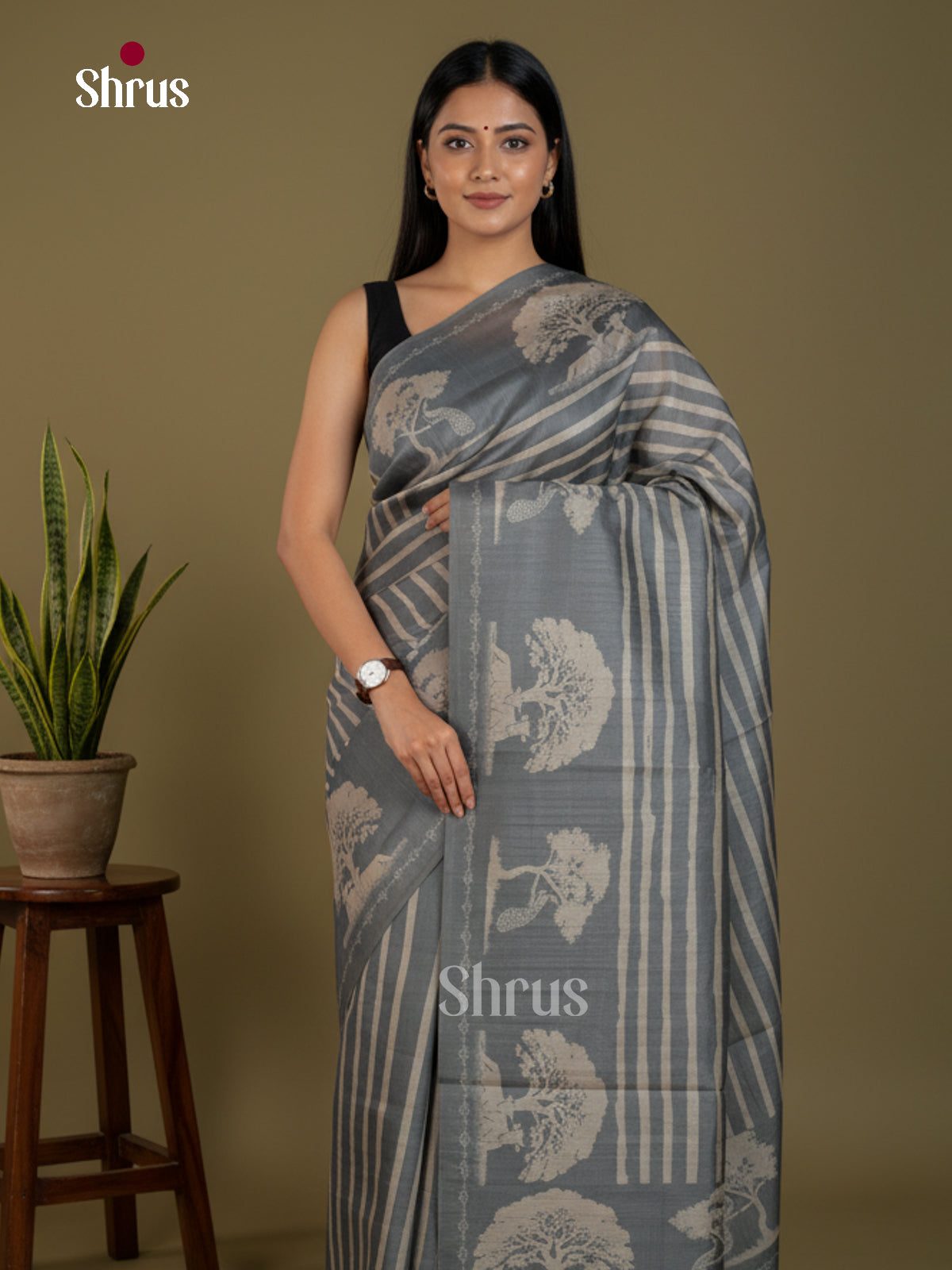 Semi matka Saree - EBS11164 - Shop on Shrus.com