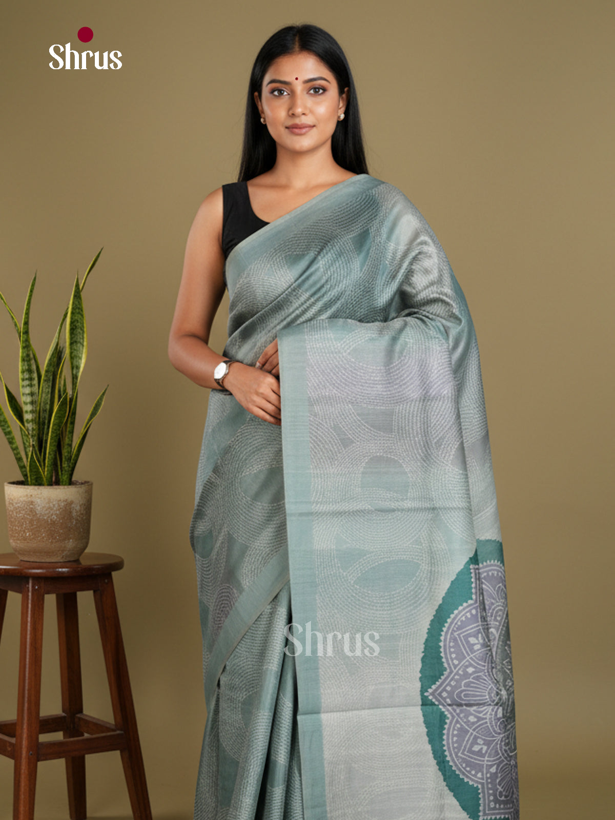 Semi matka Saree - EBS11167 - Shop on Shrus.com
