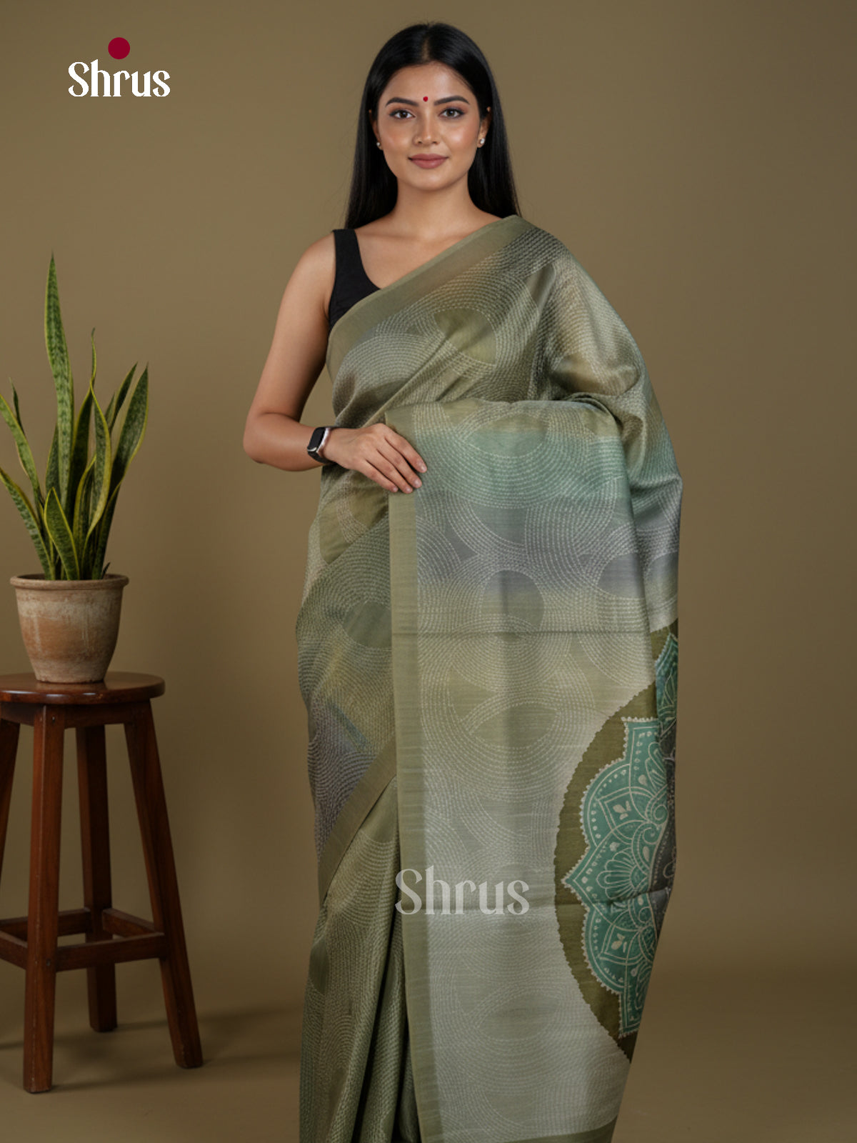 Semi matka Saree - EBS11168 - Shop on Shrus.com