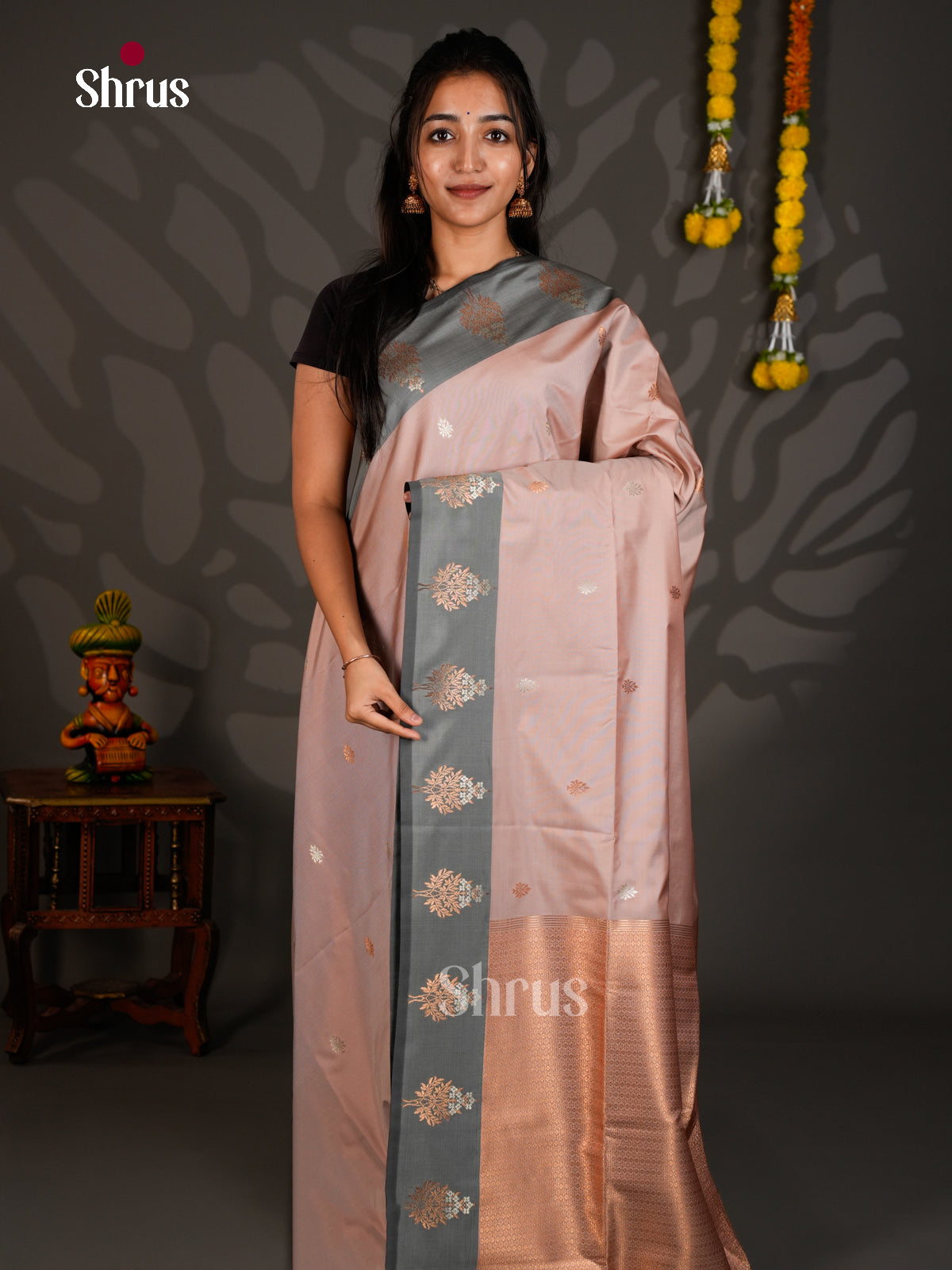 Semi Softsilk Saree - EBS11170 - Shop on Shrus.com
