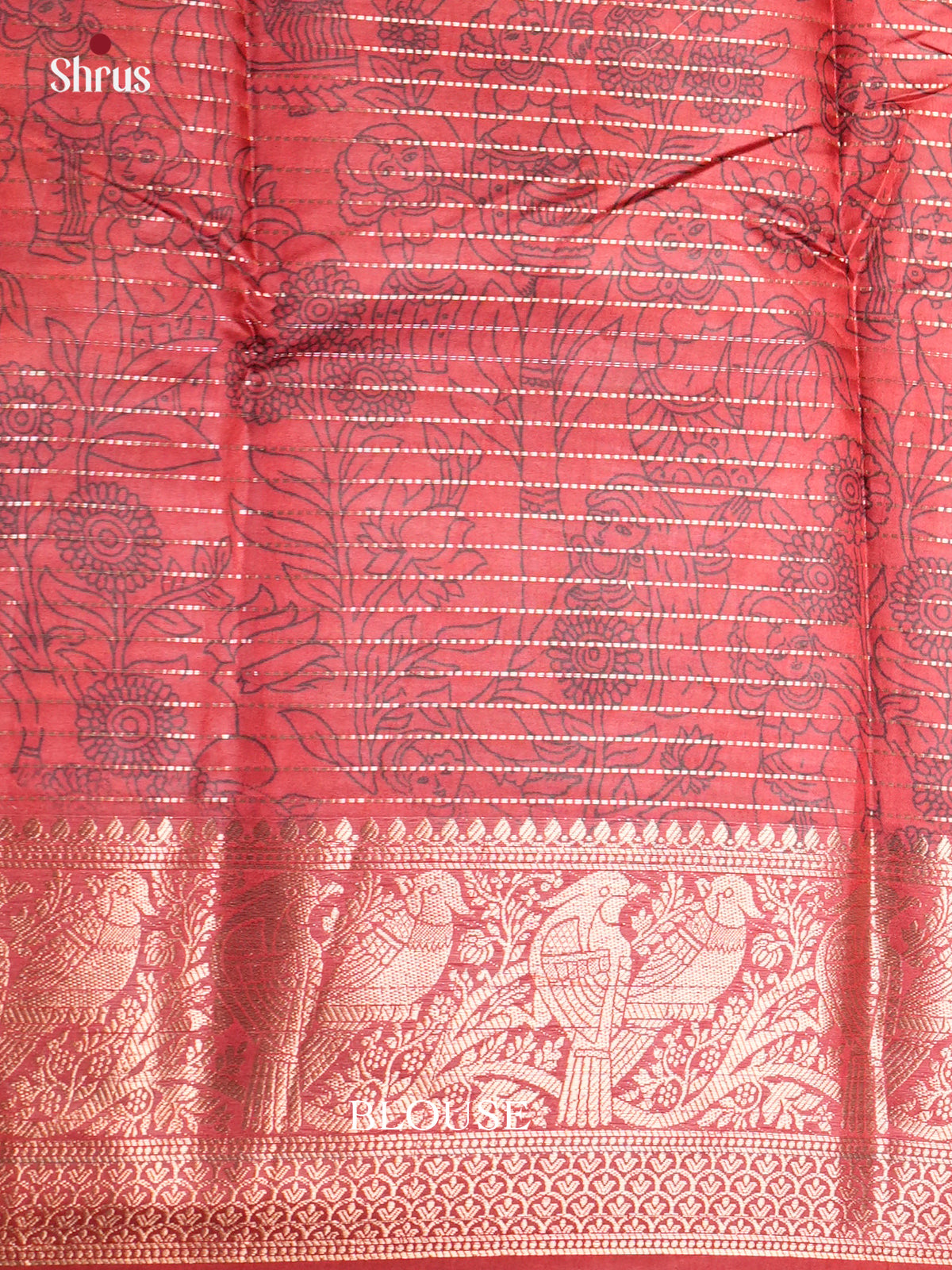 Semi Tussar Saree - EBS13002 - Shop on Shrus.com