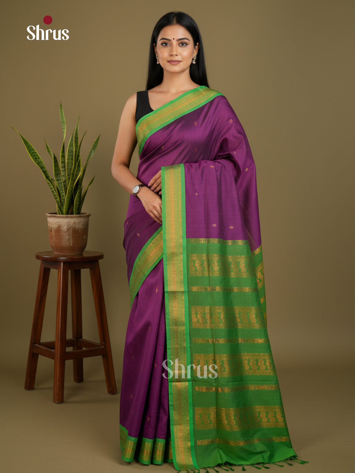 Kalyani Cotton Saree - EBS13029 - Shop on Shrus.com