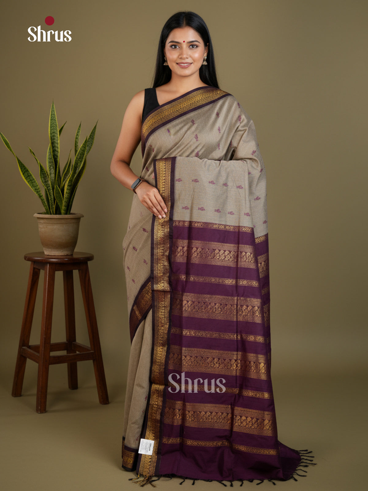 Kalyani Cotton Saree - EBS13031 - Shop on Shrus.com