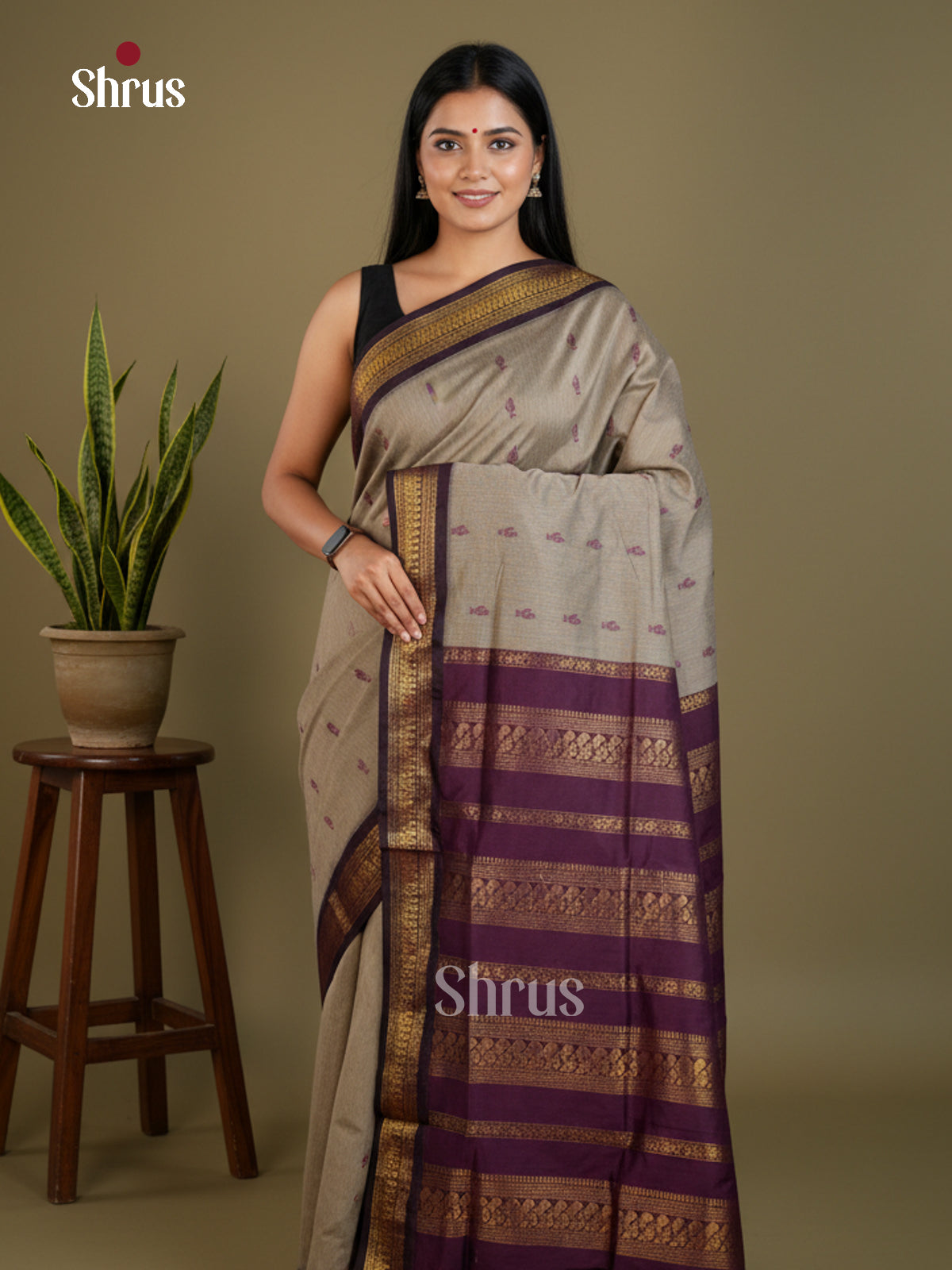 Kalyani Cotton Saree - EBS13031 - Shop on Shrus.com
