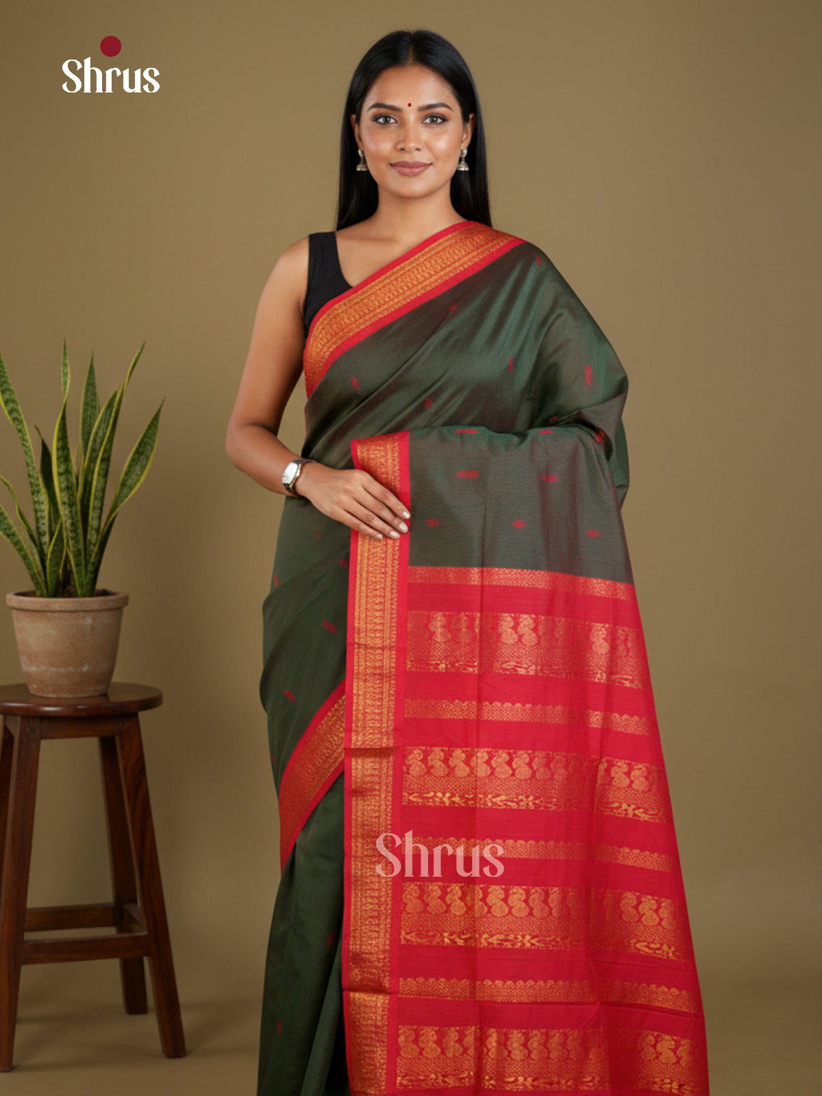 Kalyani Cotton Saree - EBS13036 - Shop on Shrus.com