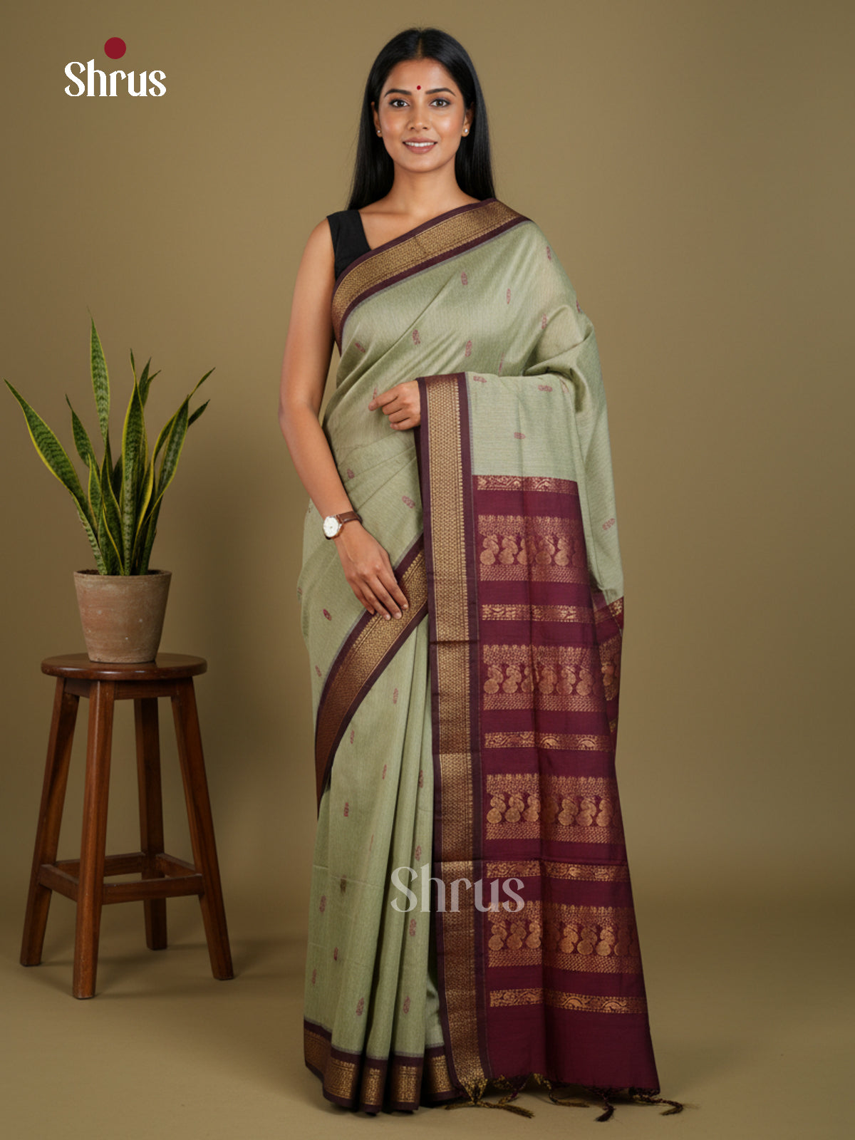 Kalyani Cotton Saree - EBS13041 - Shop on Shrus.com