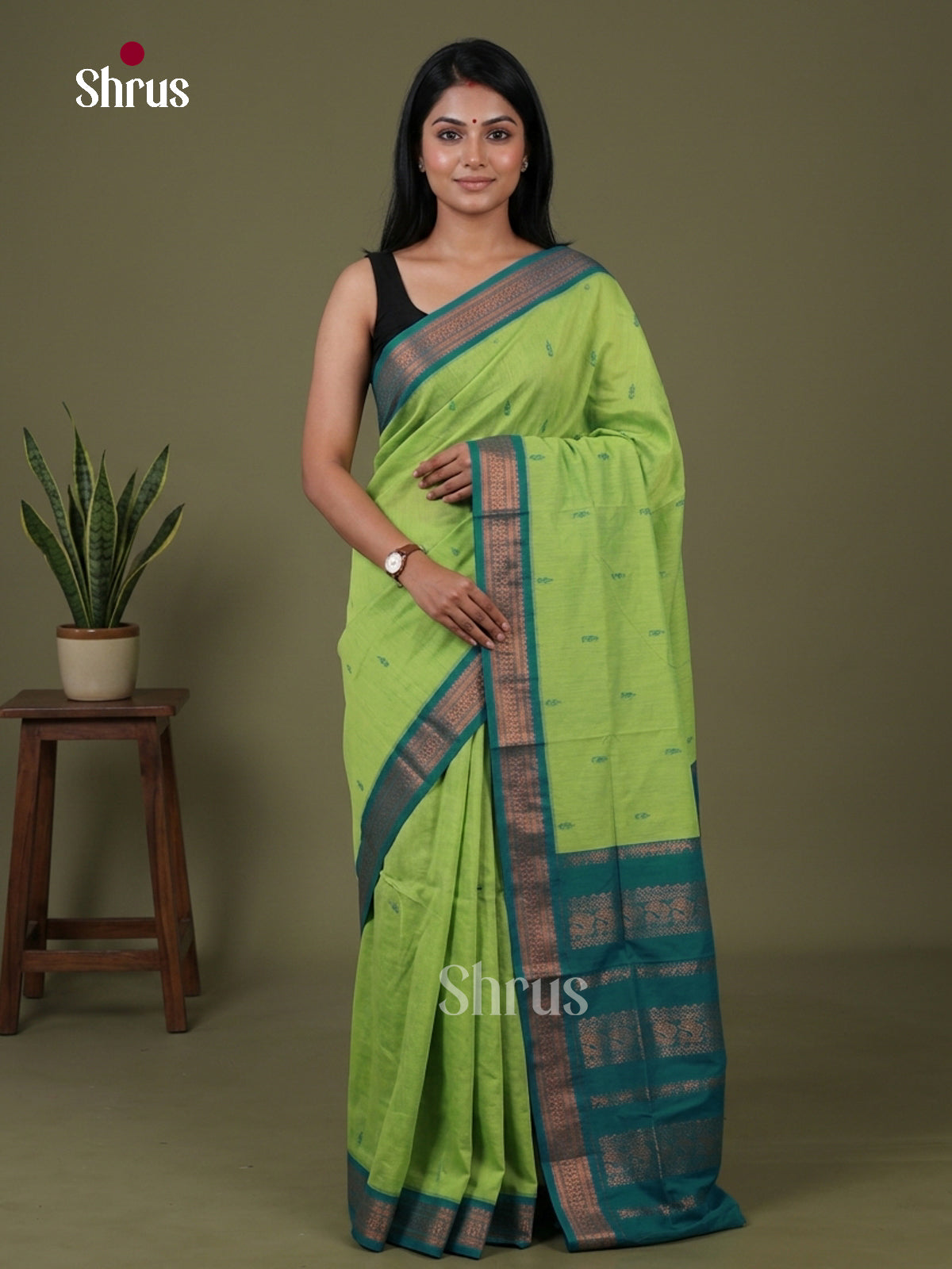 Kalyani Cotton Saree - EBS13045 - Shop on Shrus.com