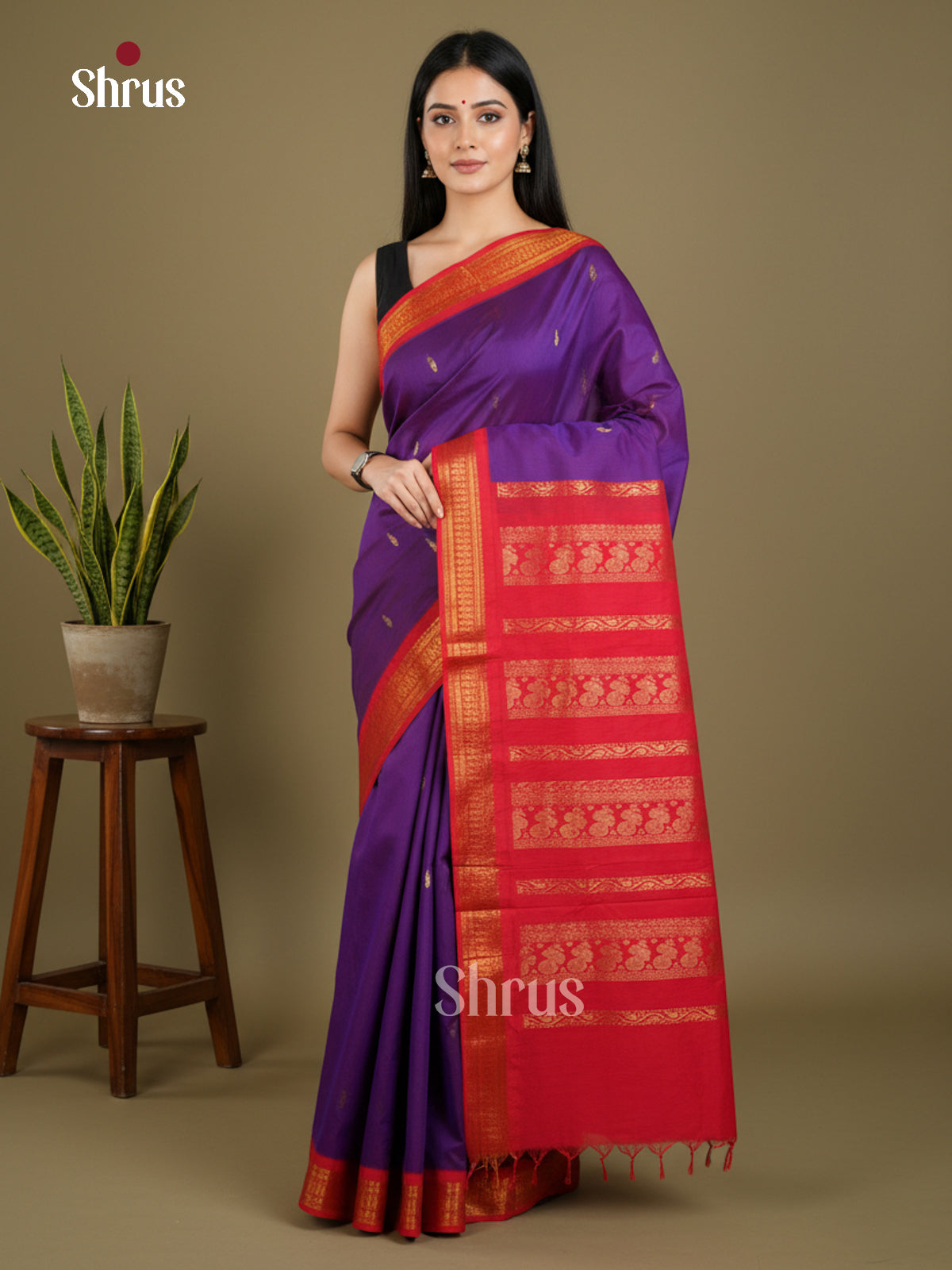 Kalyani Cotton Saree - EBS13053 - Shop on Shrus.com
