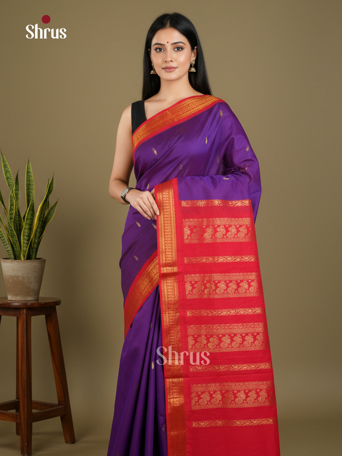 Kalyani Cotton Saree - EBS13053 - Shop on Shrus.com