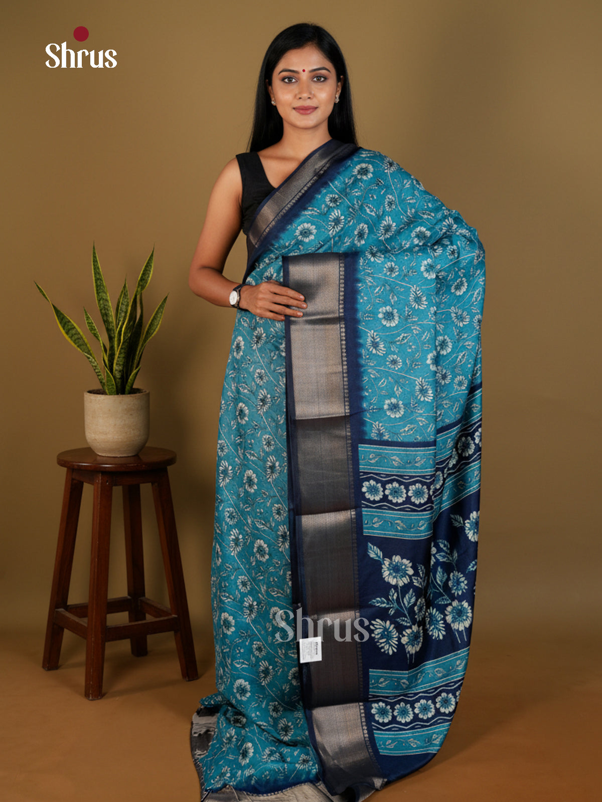 EBS14079 - Semi Crepe - Saree - Shop on Shrus.com