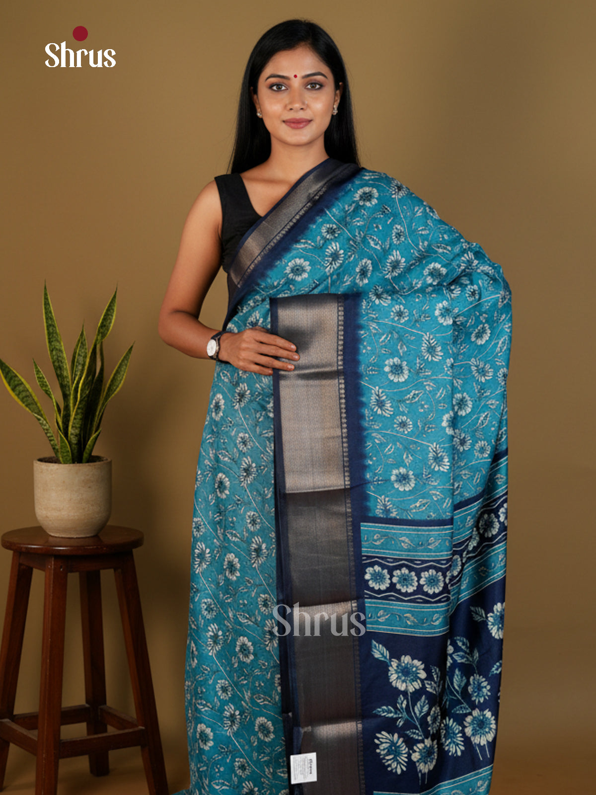EBS14079 - Semi Crepe - Saree - Shop on Shrus.com