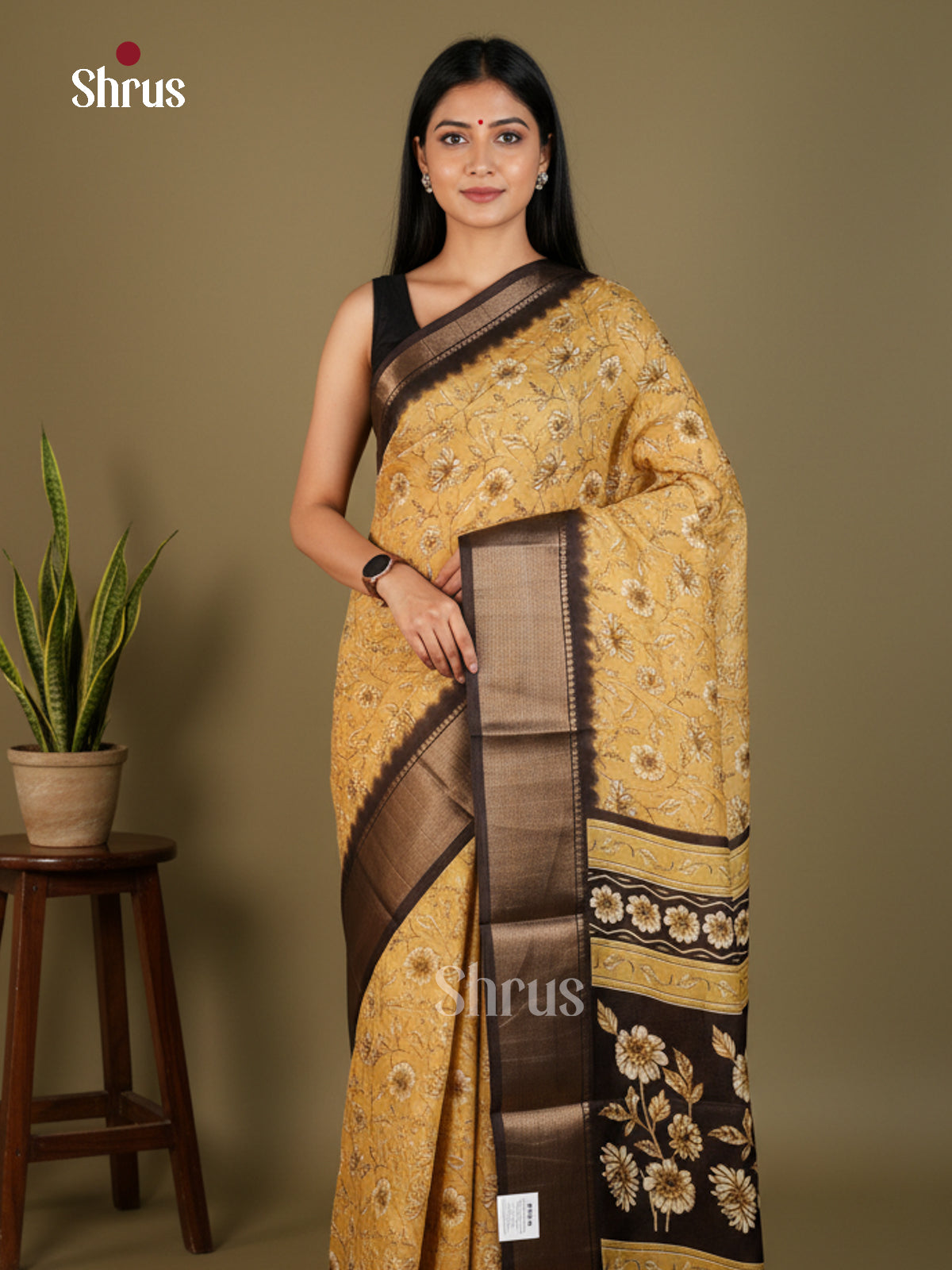 EBS14081 - Semi Crepe - Saree - Shop on Shrus.com