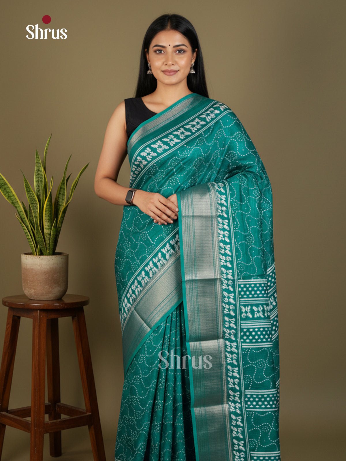 EBS14084 - Semi Crepe - Saree - Shop on Shrus.com