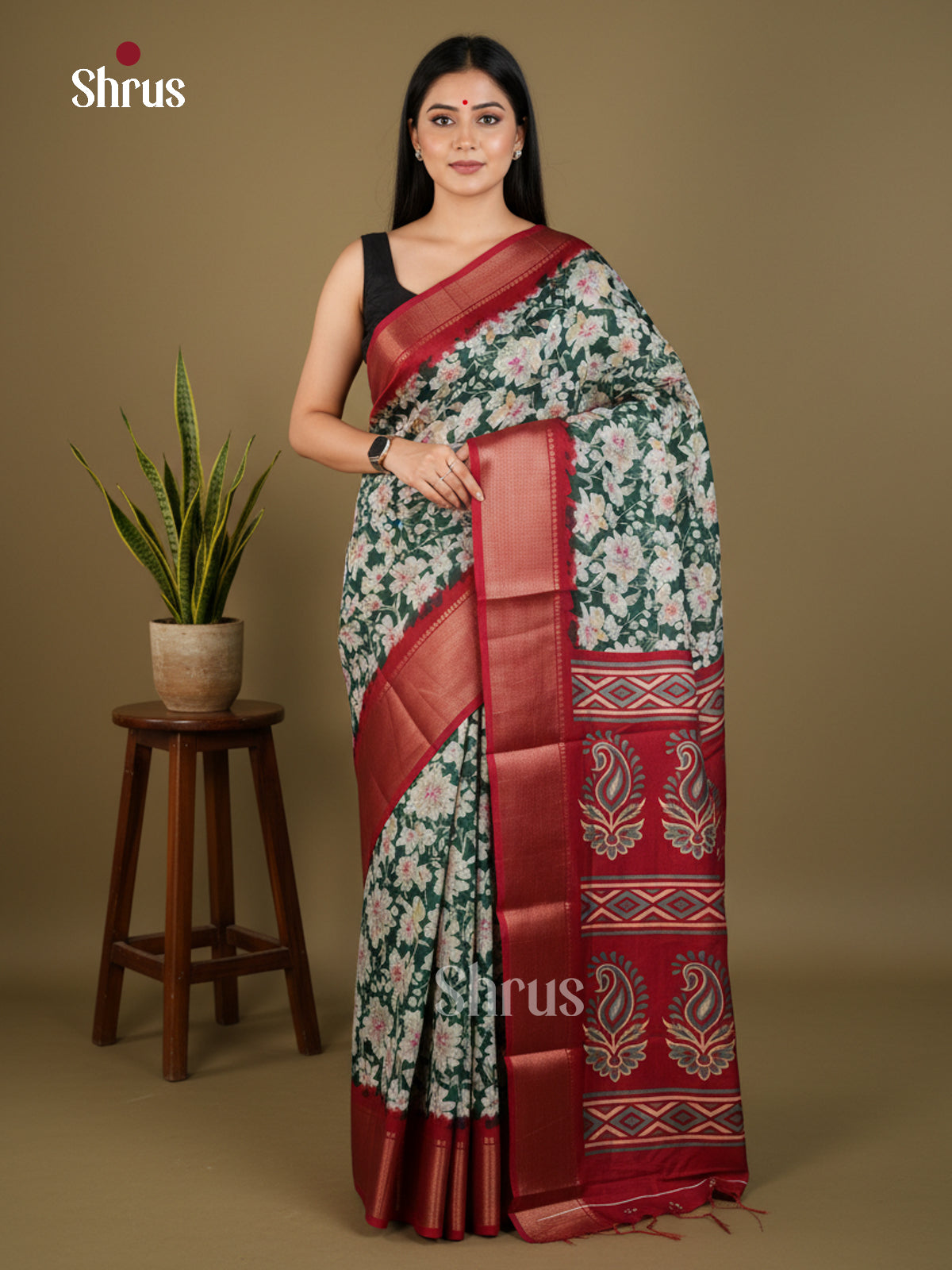 EBS14086 - Semi Crepe - Saree - Shop on Shrus.com